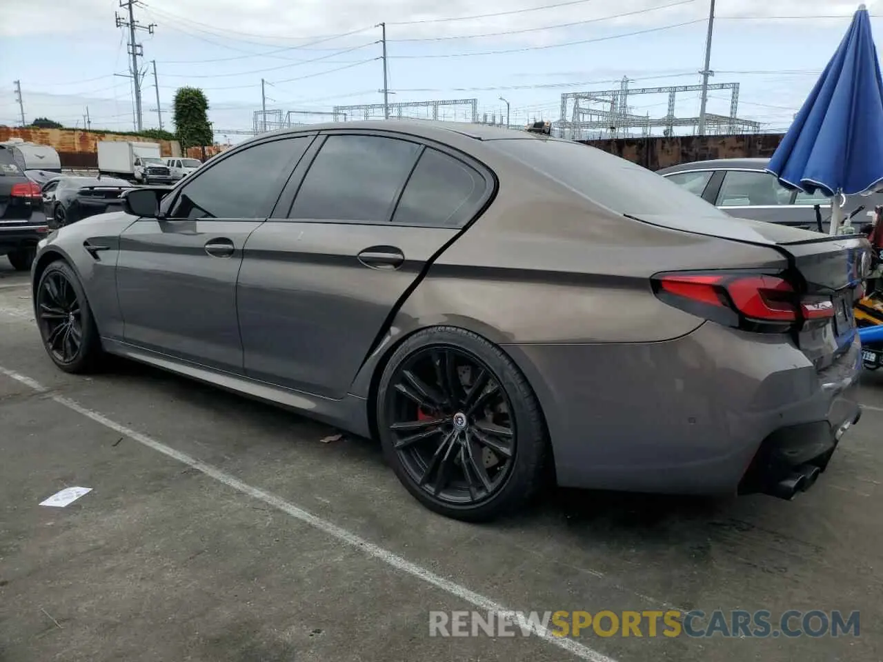 2 Photograph of a damaged car WBS83CH01PCL30098 BMW M5 2023