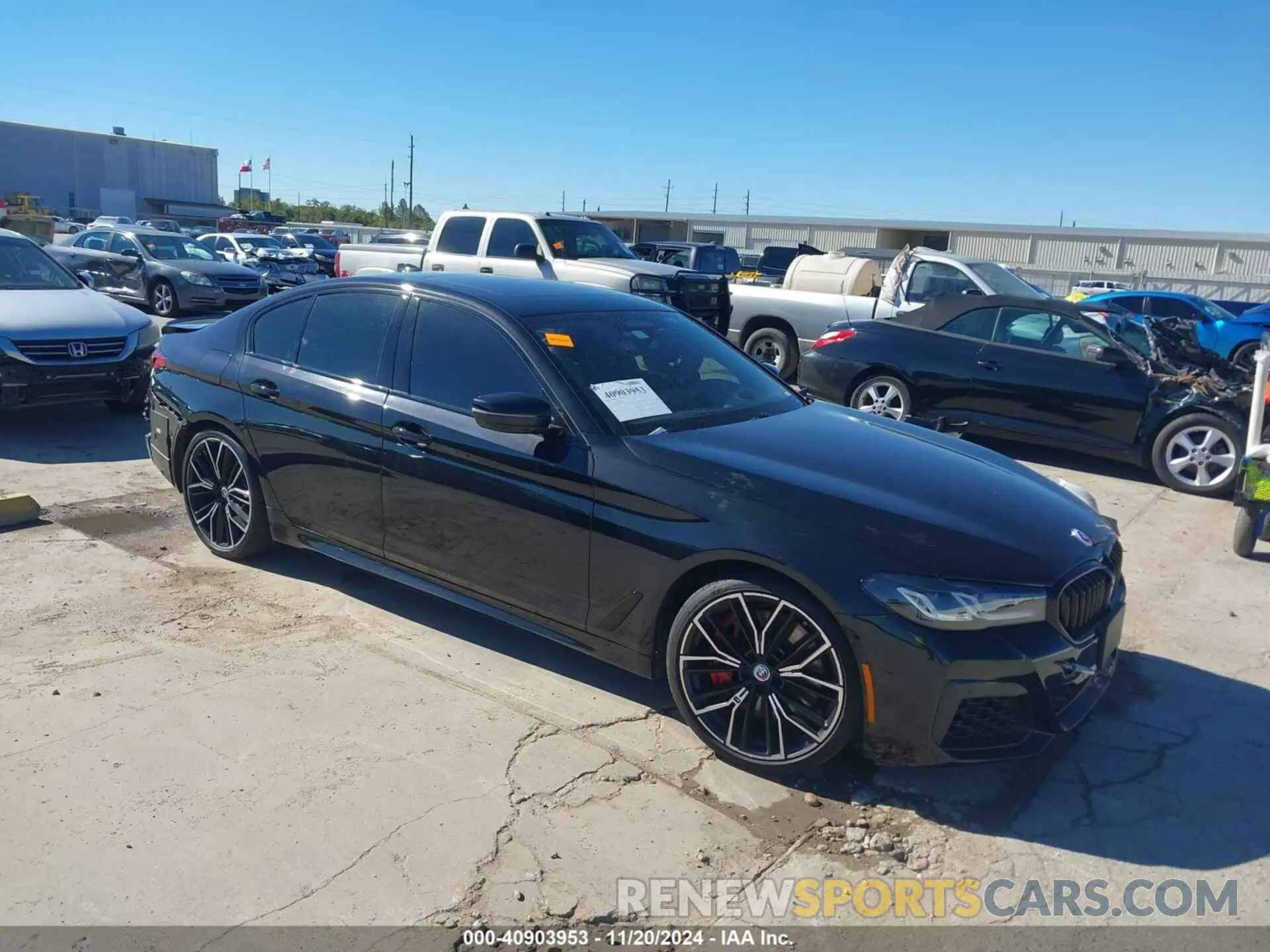 1 Photograph of a damaged car WBA13BK00PCM39225 BMW M550 2023