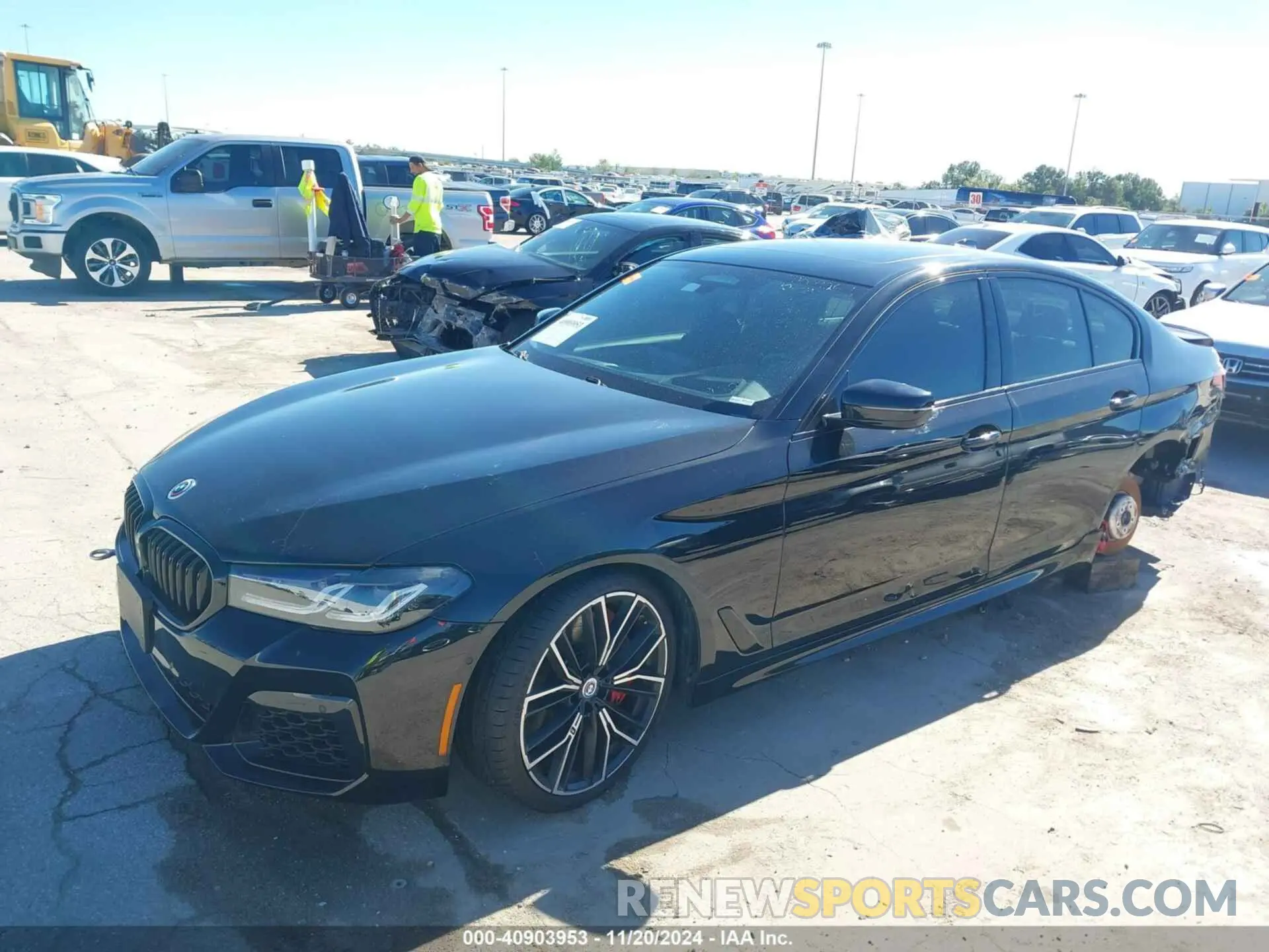 2 Photograph of a damaged car WBA13BK00PCM39225 BMW M550 2023