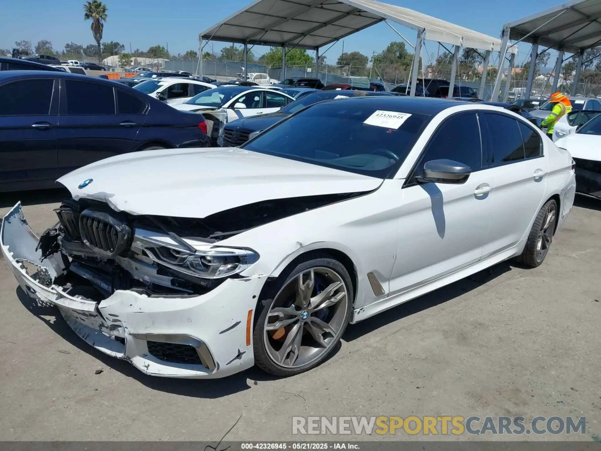 2 Photograph of a damaged car WBAJS7C0XLCD42738 BMW M550I 2020