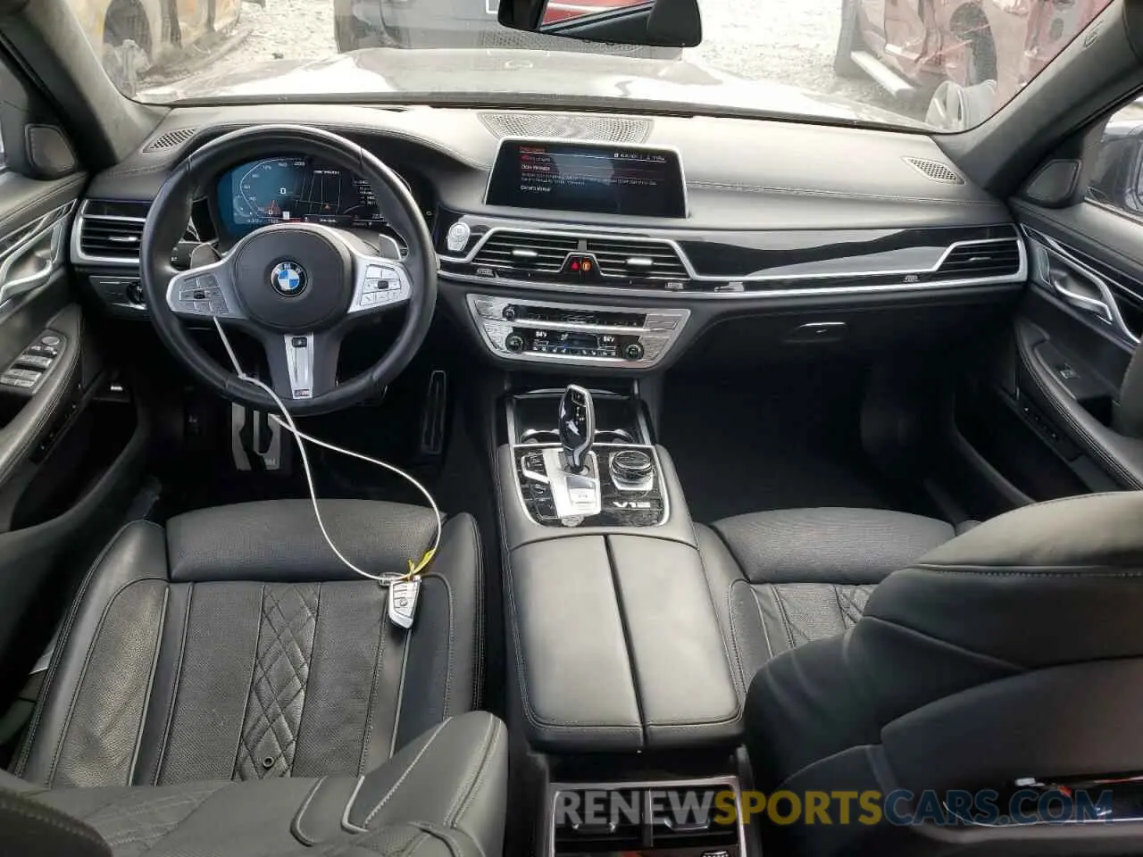 8 Фотография поврежденного автомобиля WBA7U6C06NCK59421 BMW M7 2022