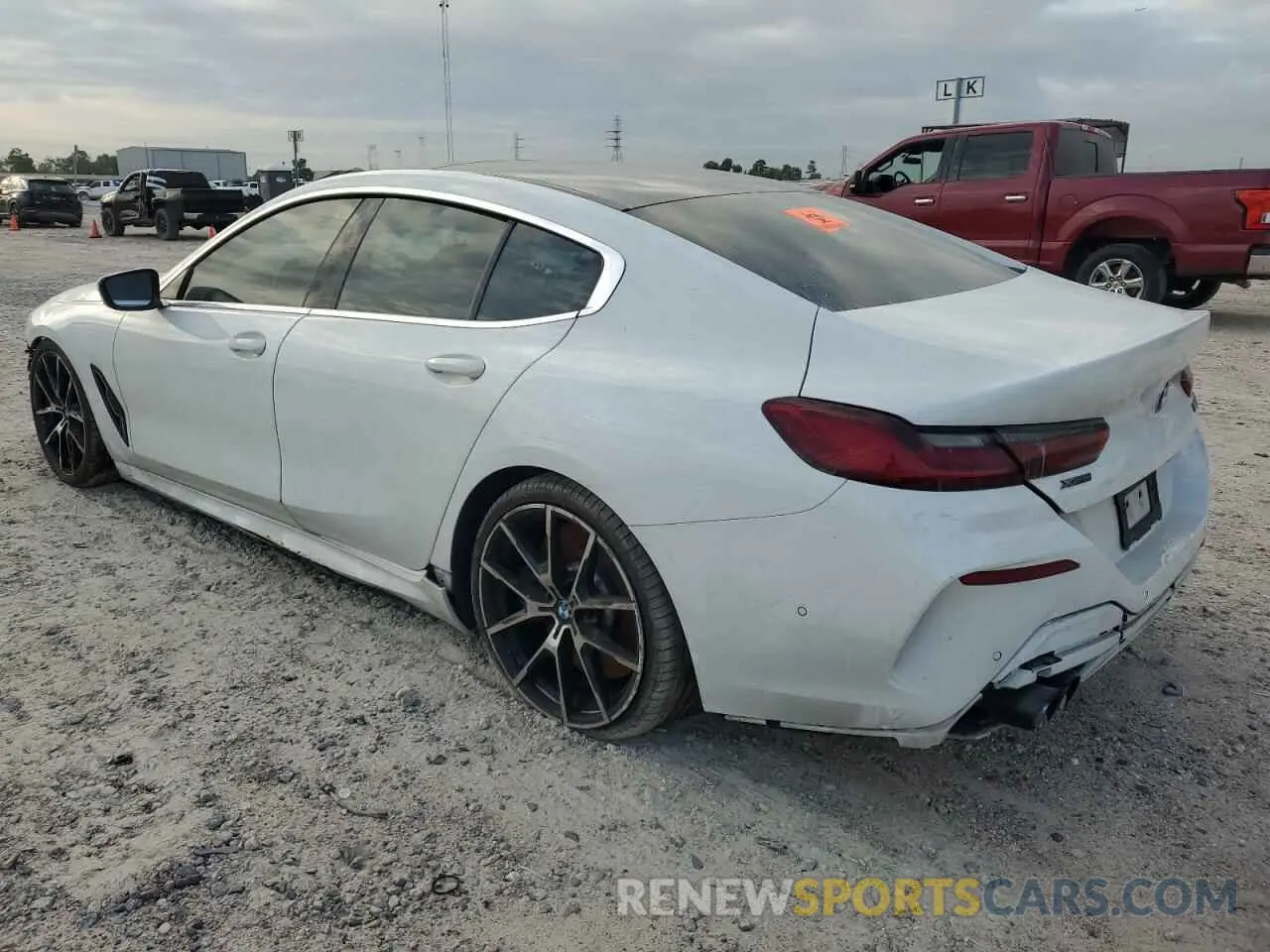 2 Photograph of a damaged car WBAGV8C05LCD42136 BMW M8 2020