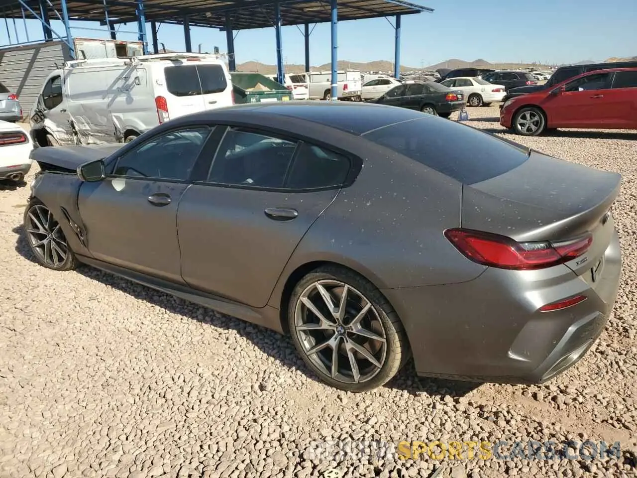 2 Фотография поврежденного автомобиля WBAGV8C05LCE41183 BMW M8 2020