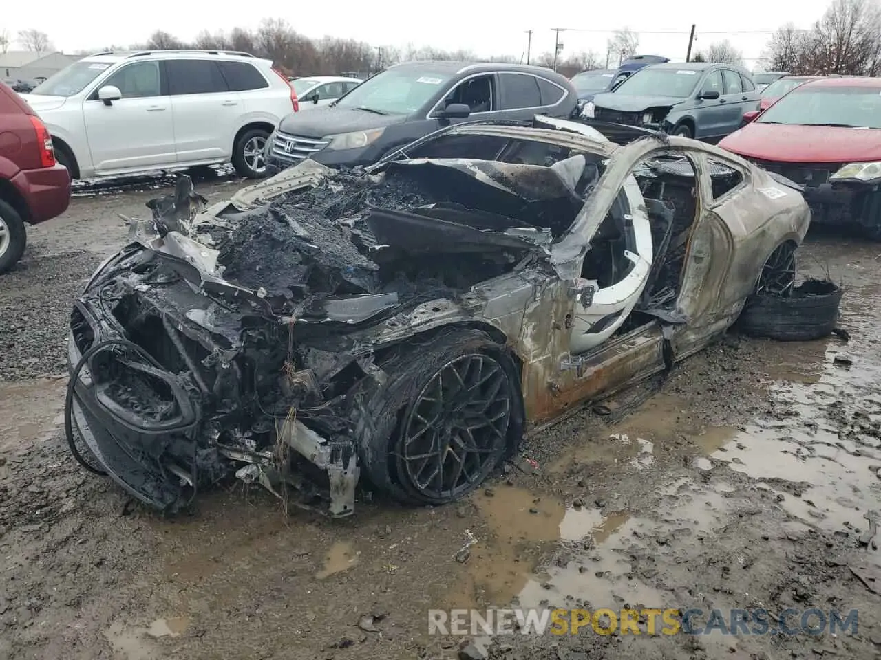 1 Photograph of a damaged car WBSAE0C00LCD68212 BMW M8 2020
