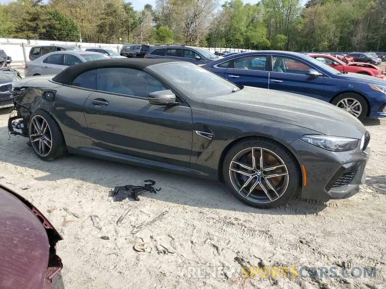 4 Photograph of a damaged car WBSDZ0C05LBM09549 BMW M8 2020