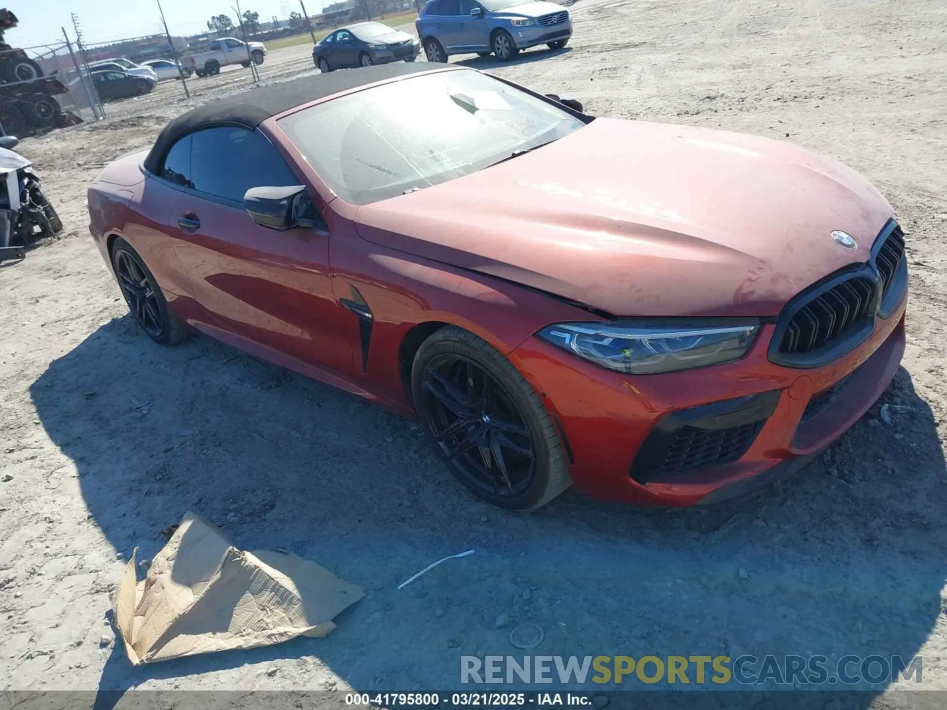 1 Фотография поврежденного автомобиля WBSDZ0C07LBM09505 BMW M8 2020