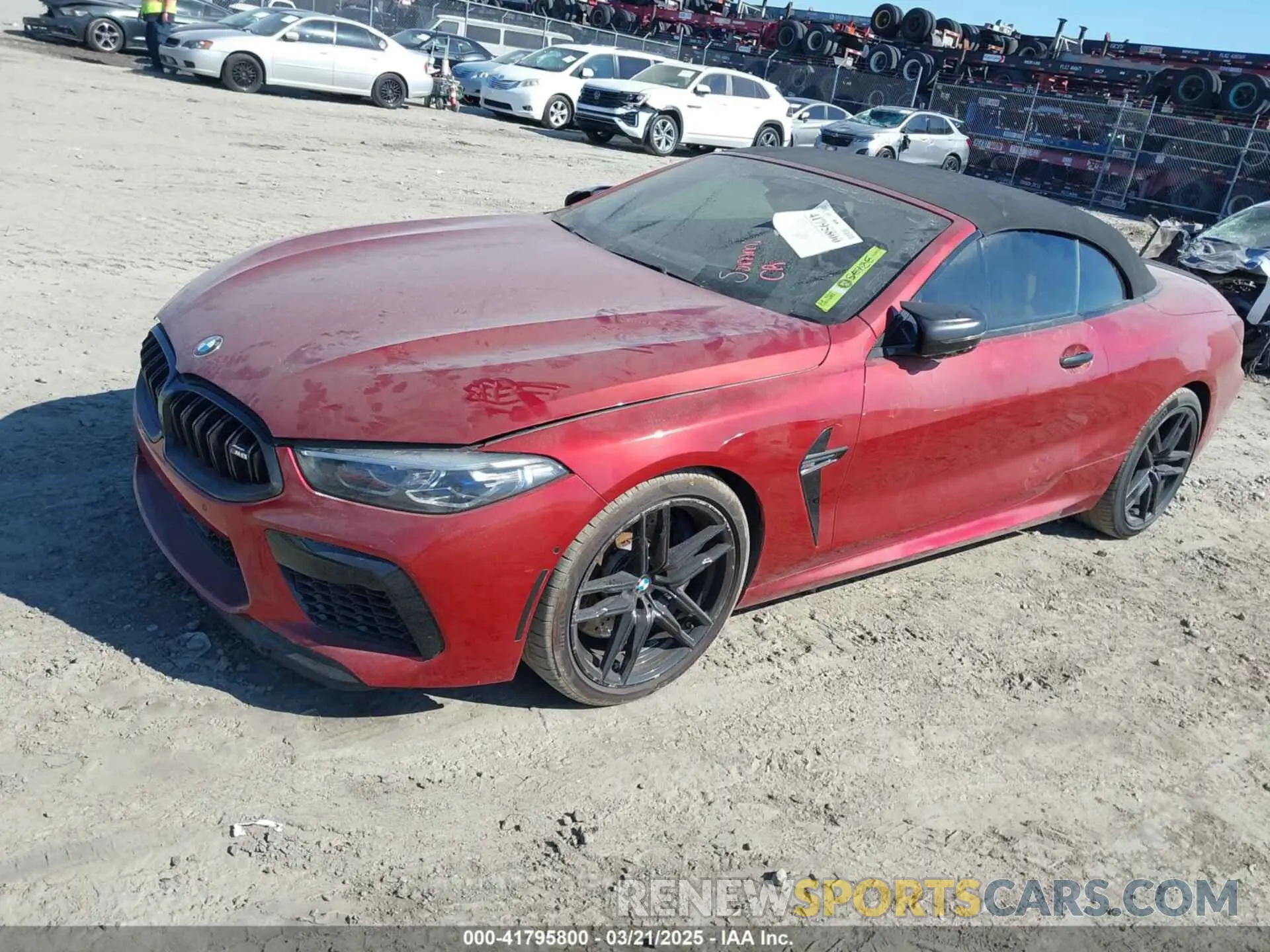 2 Фотография поврежденного автомобиля WBSDZ0C07LBM09505 BMW M8 2020