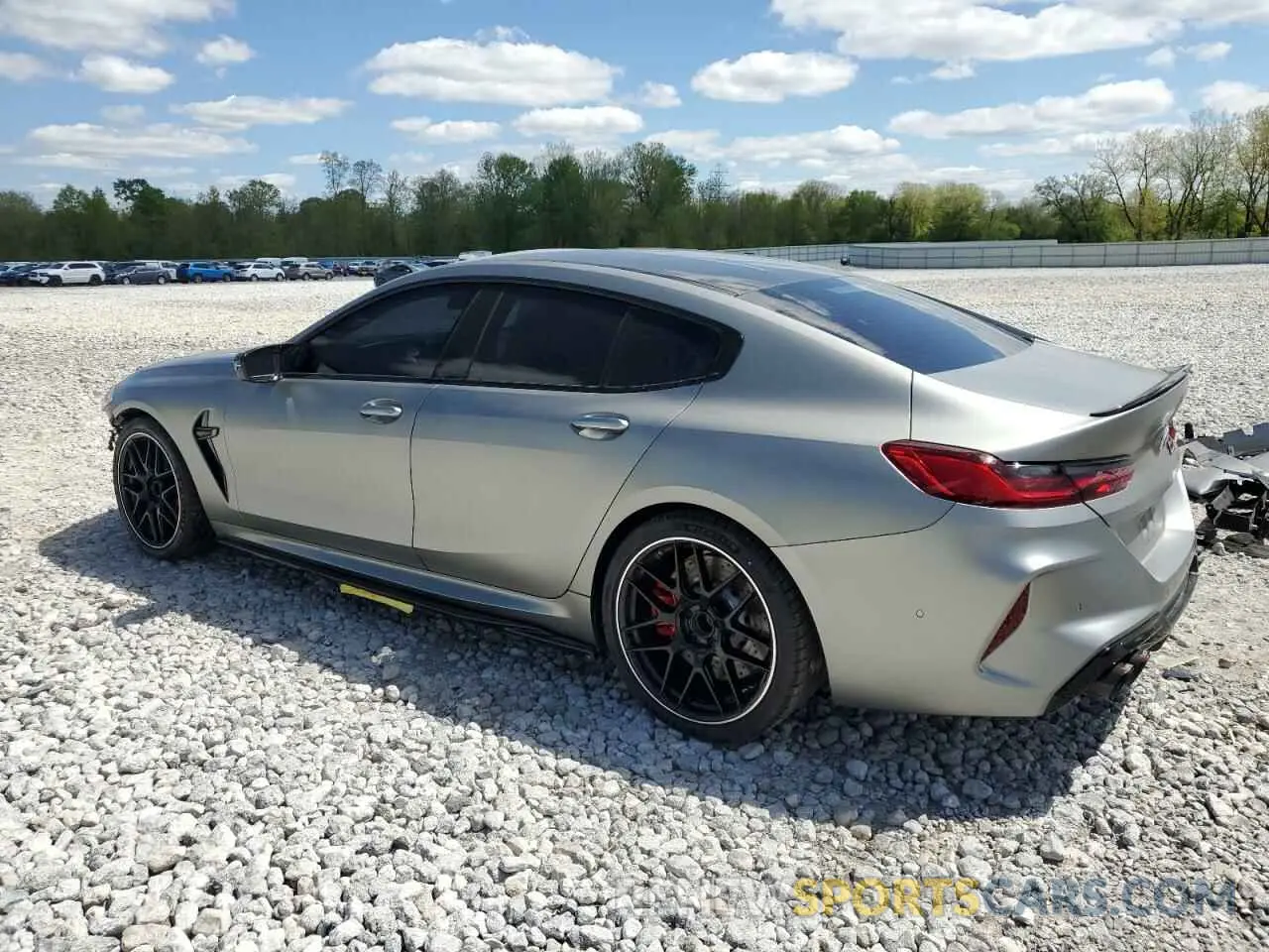 2 Photograph of a damaged car WBSGV0C03LCE23018 BMW M8 2020