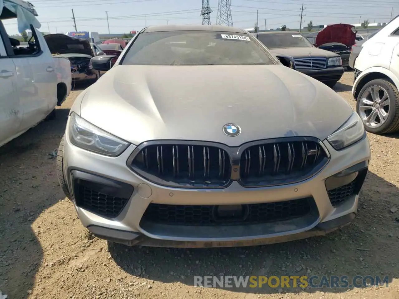 5 Photograph of a damaged car WBSGV0C01MCF26925 BMW M8 2021