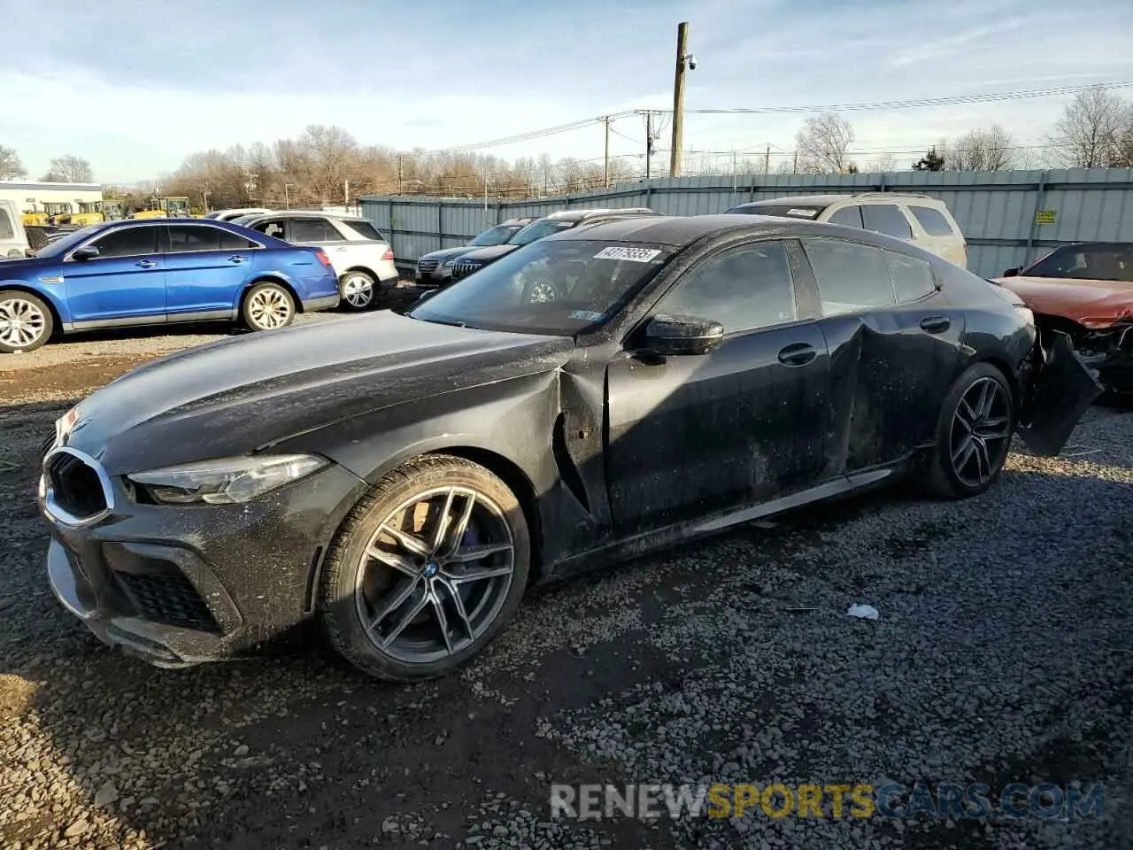 1 Фотография поврежденного автомобиля WBSGV0C06MCF55045 BMW M8 2021
