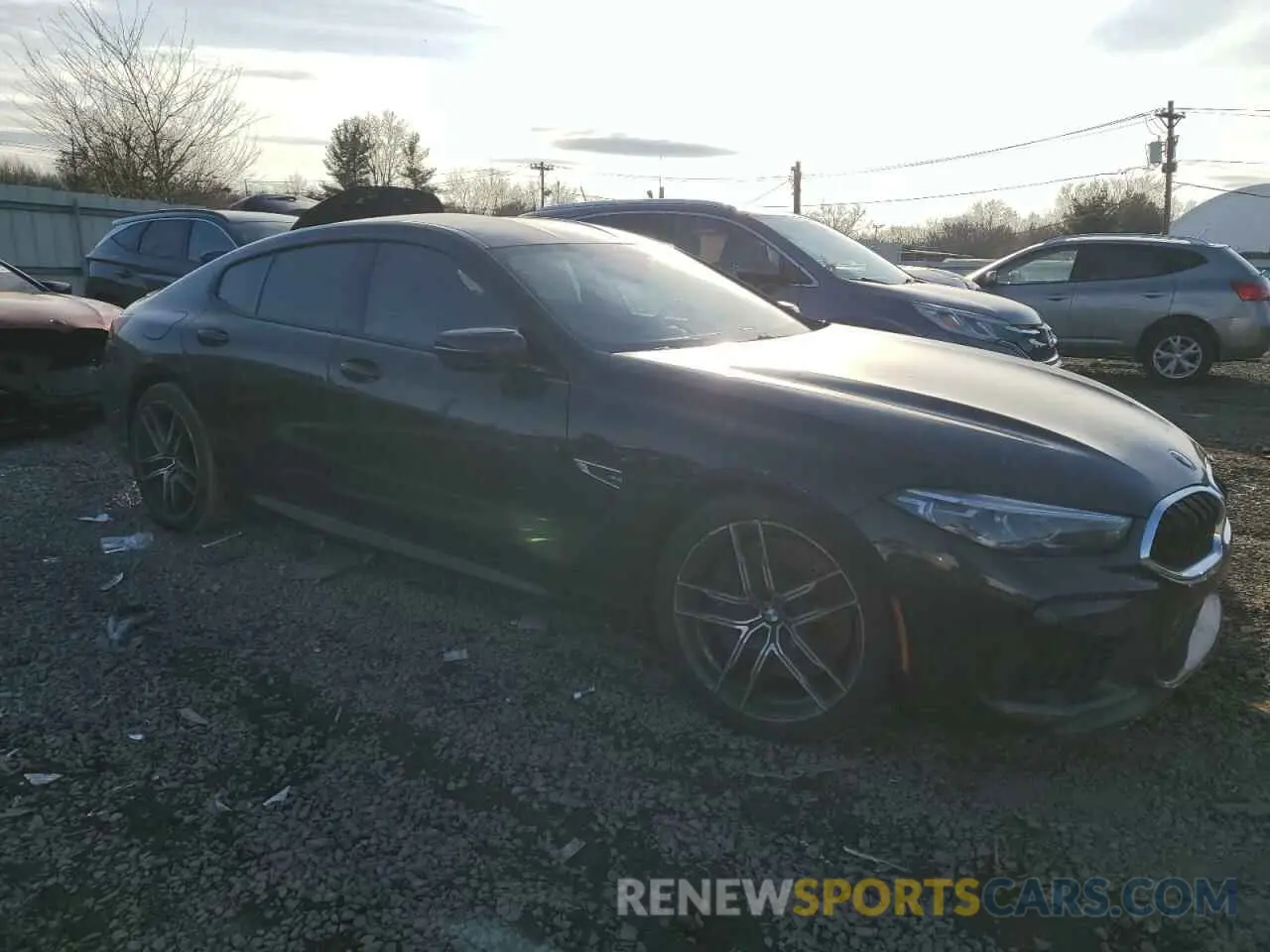 4 Фотография поврежденного автомобиля WBSGV0C06MCF55045 BMW M8 2021