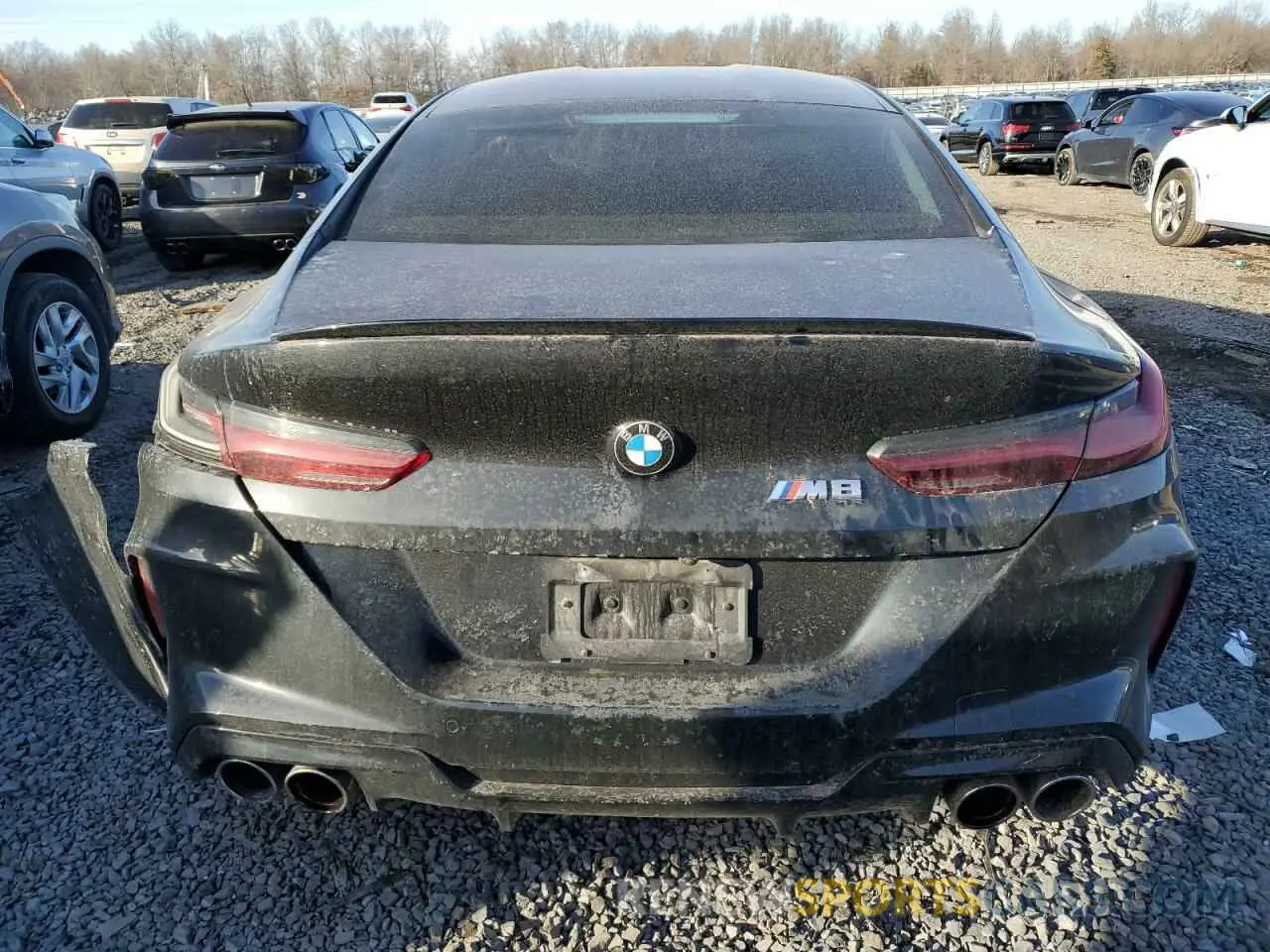 6 Фотография поврежденного автомобиля WBSGV0C06MCF55045 BMW M8 2021