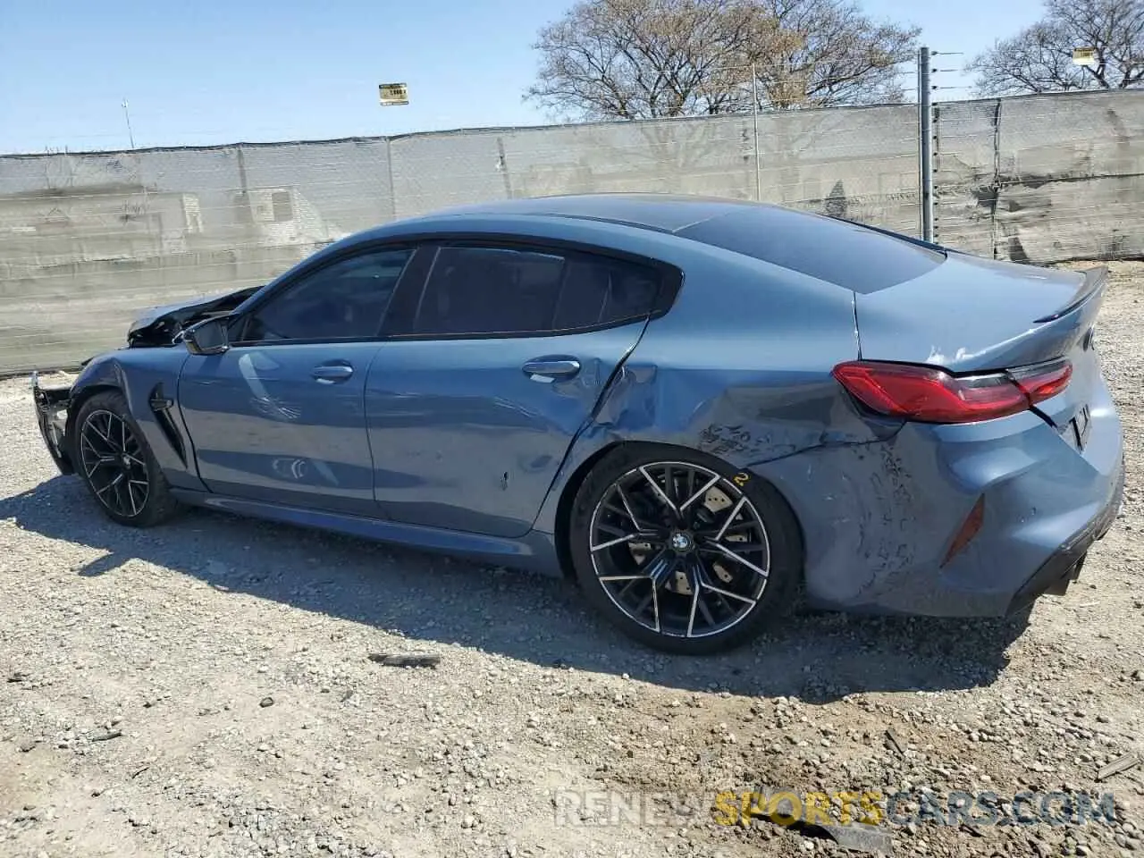 2 Photograph of a damaged car WBSGV0C0XNCJ03937 BMW M8 2022