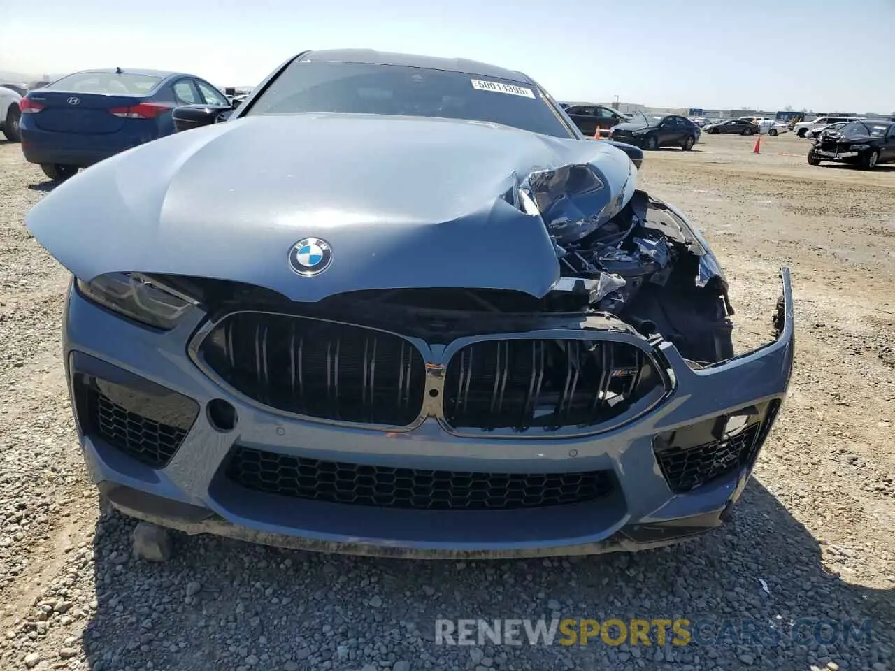 5 Photograph of a damaged car WBSGV0C0XNCJ03937 BMW M8 2022