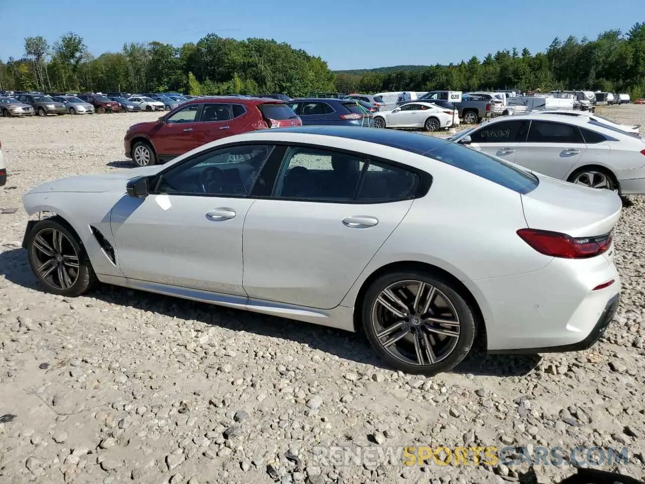 2 Photograph of a damaged car WBAGV8C01PCM79724 BMW M8 2023