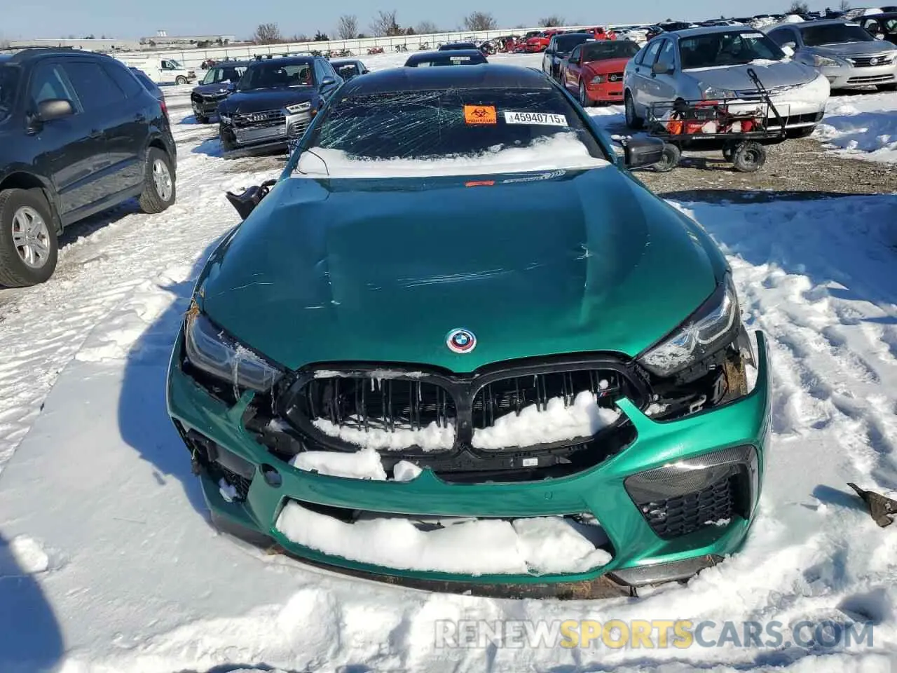 5 Photograph of a damaged car WBSGV0C04PCL02985 BMW M8 2023