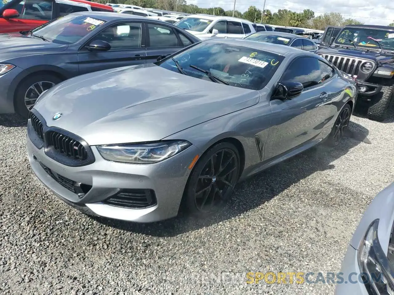 1 Photograph of a damaged car WBABC4C0XRCN56084 BMW M8 2024