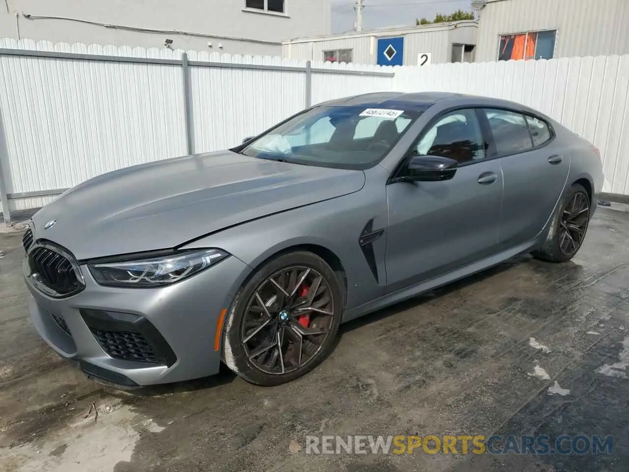 1 Photograph of a damaged car WBSGV0C08RCP50228 BMW M8 2024