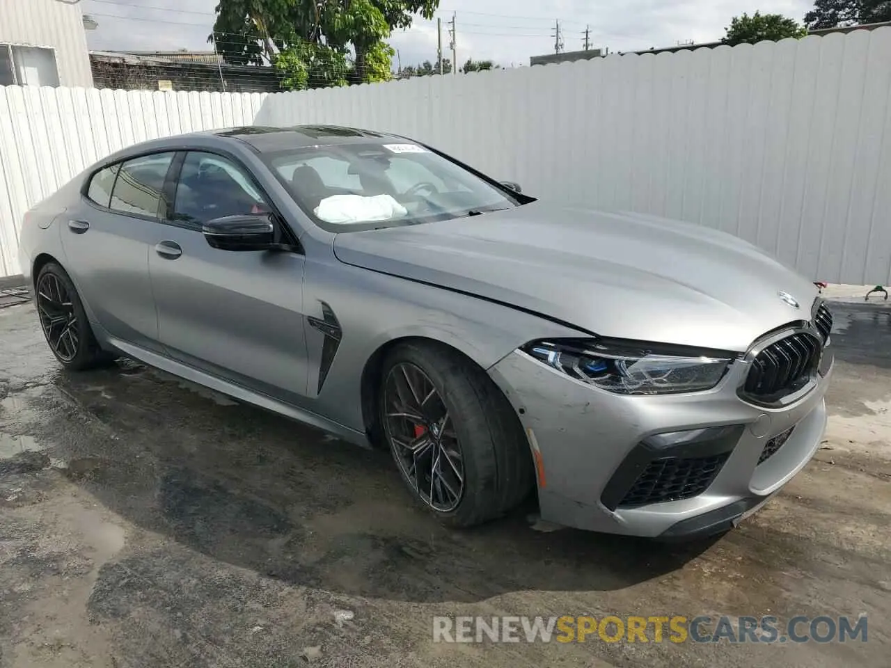 4 Photograph of a damaged car WBSGV0C08RCP50228 BMW M8 2024