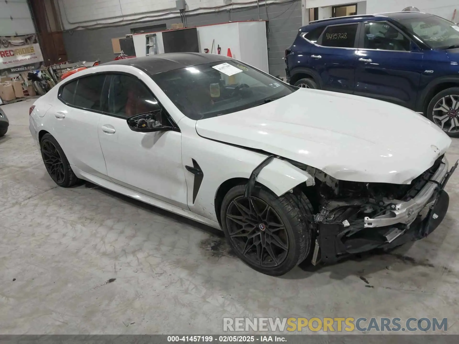 1 Фотография поврежденного автомобиля WBSGV0C06LCE47698 BMW M8 GRAN COUPE 2020