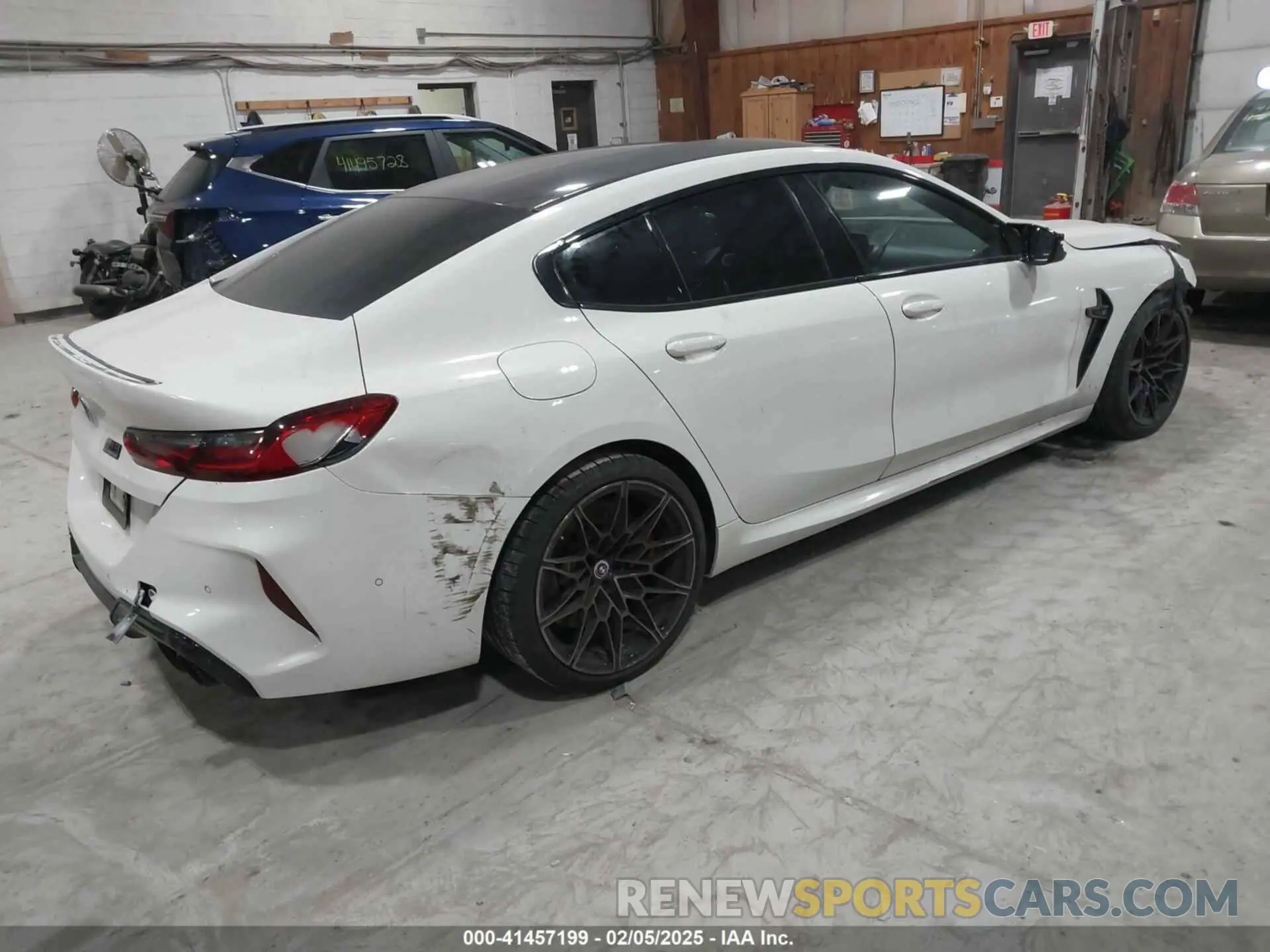 4 Фотография поврежденного автомобиля WBSGV0C06LCE47698 BMW M8 GRAN COUPE 2020