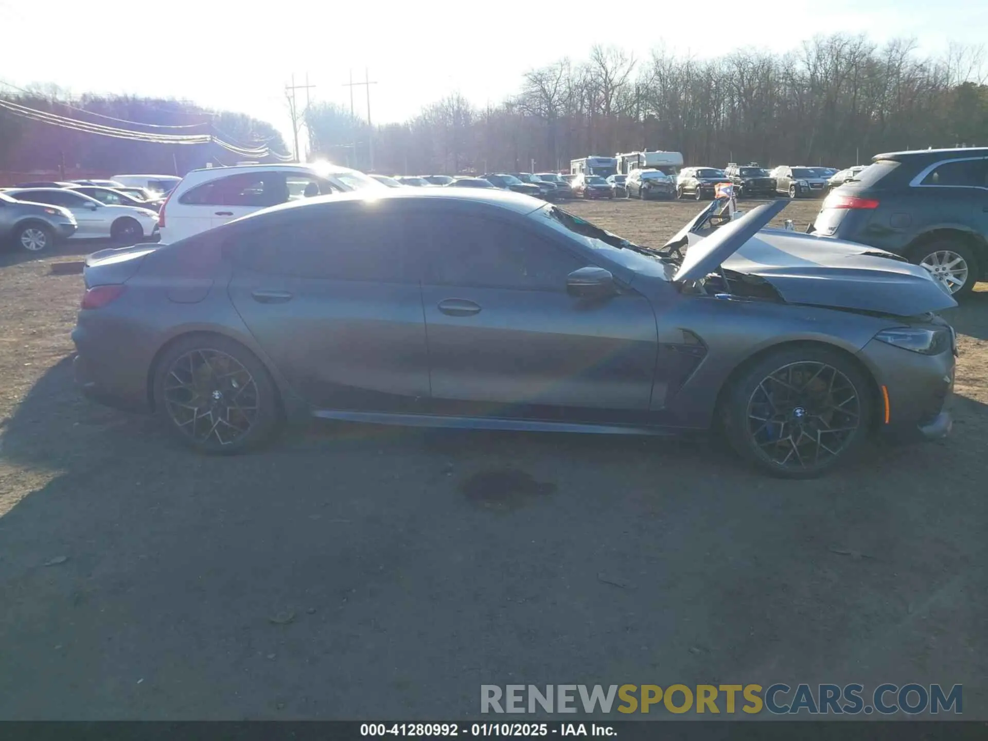 13 Фотография поврежденного автомобиля WBSGV0C07MCF55040 BMW M8 GRAN COUPE 2021