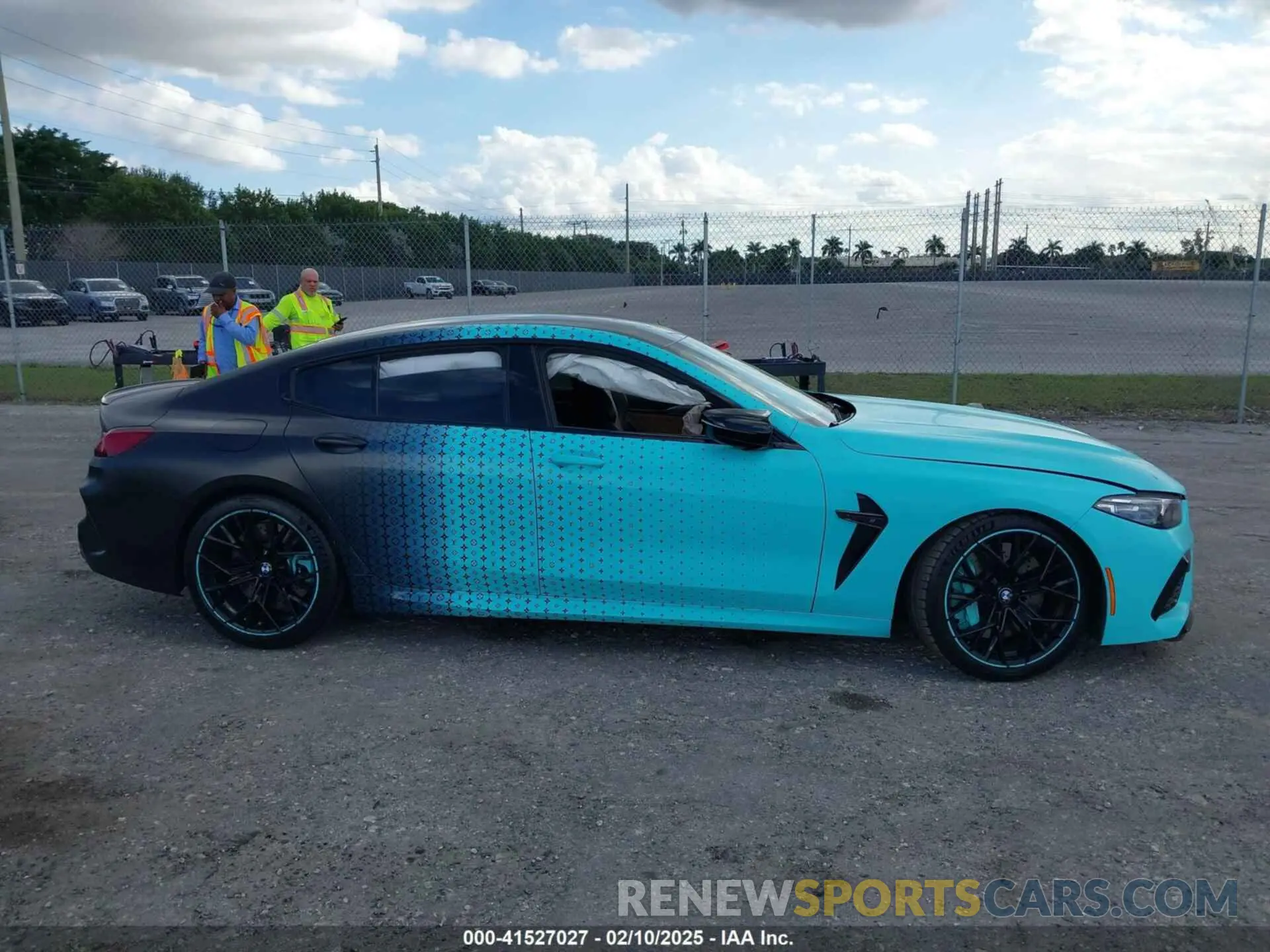 13 Photograph of a damaged car WBSGV0C03NCJ35595 BMW M8 GRAN COUPE 2022