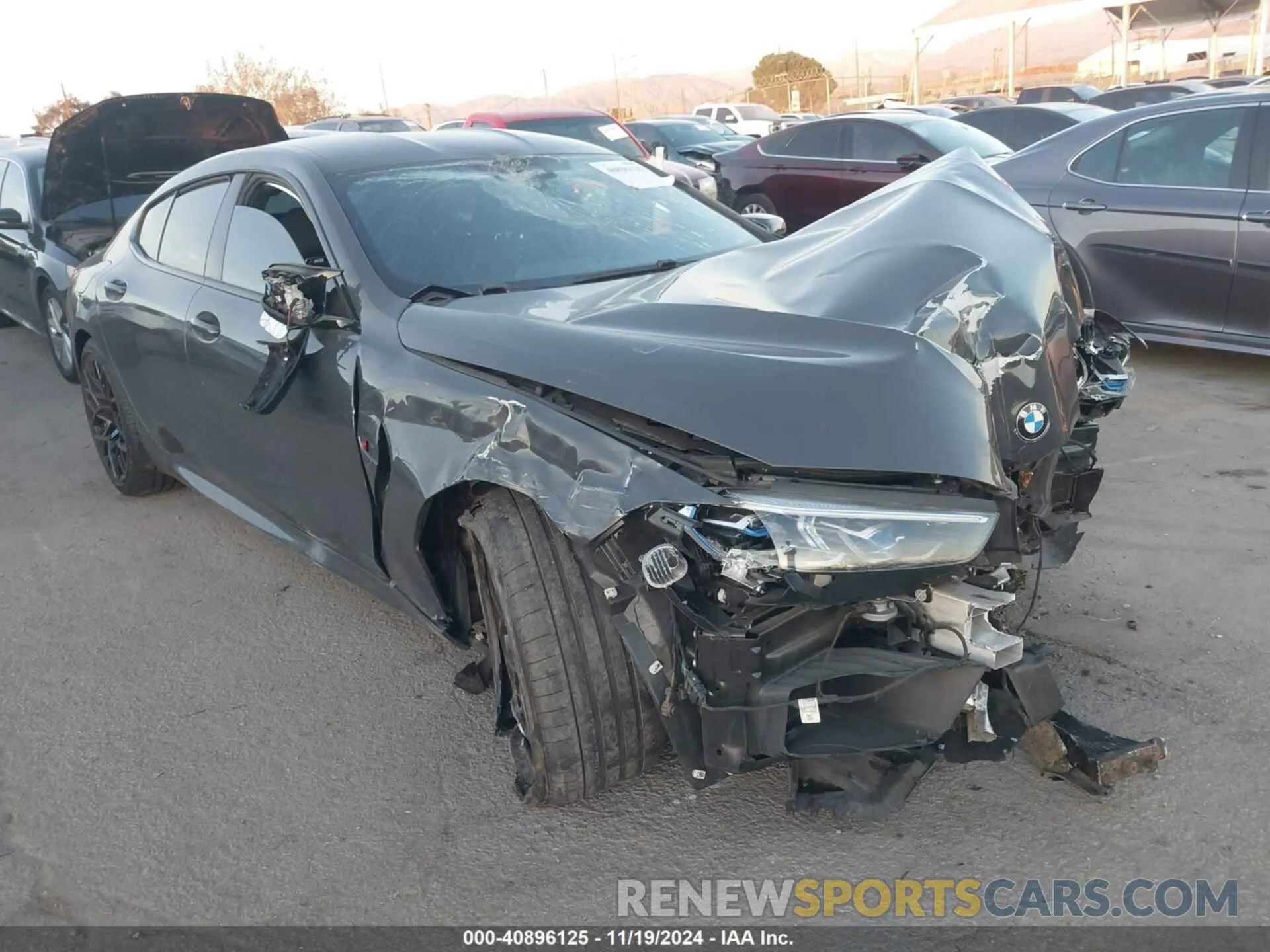 1 Photograph of a damaged car WBSGV0C08NCJ15505 BMW M8 GRAN COUPE 2022