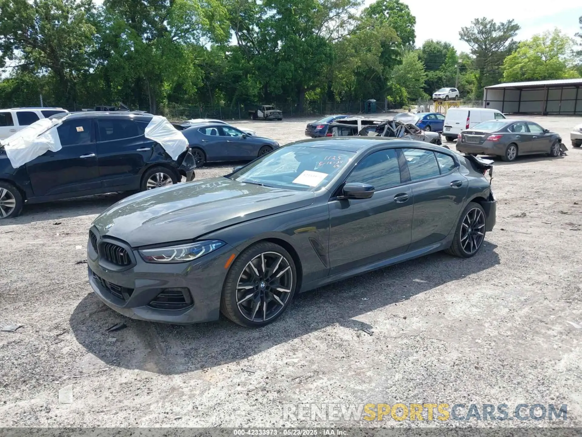 2 Photograph of a damaged car WBAGV8C09RCP31125 BMW M850I GRAN COUPE 2024