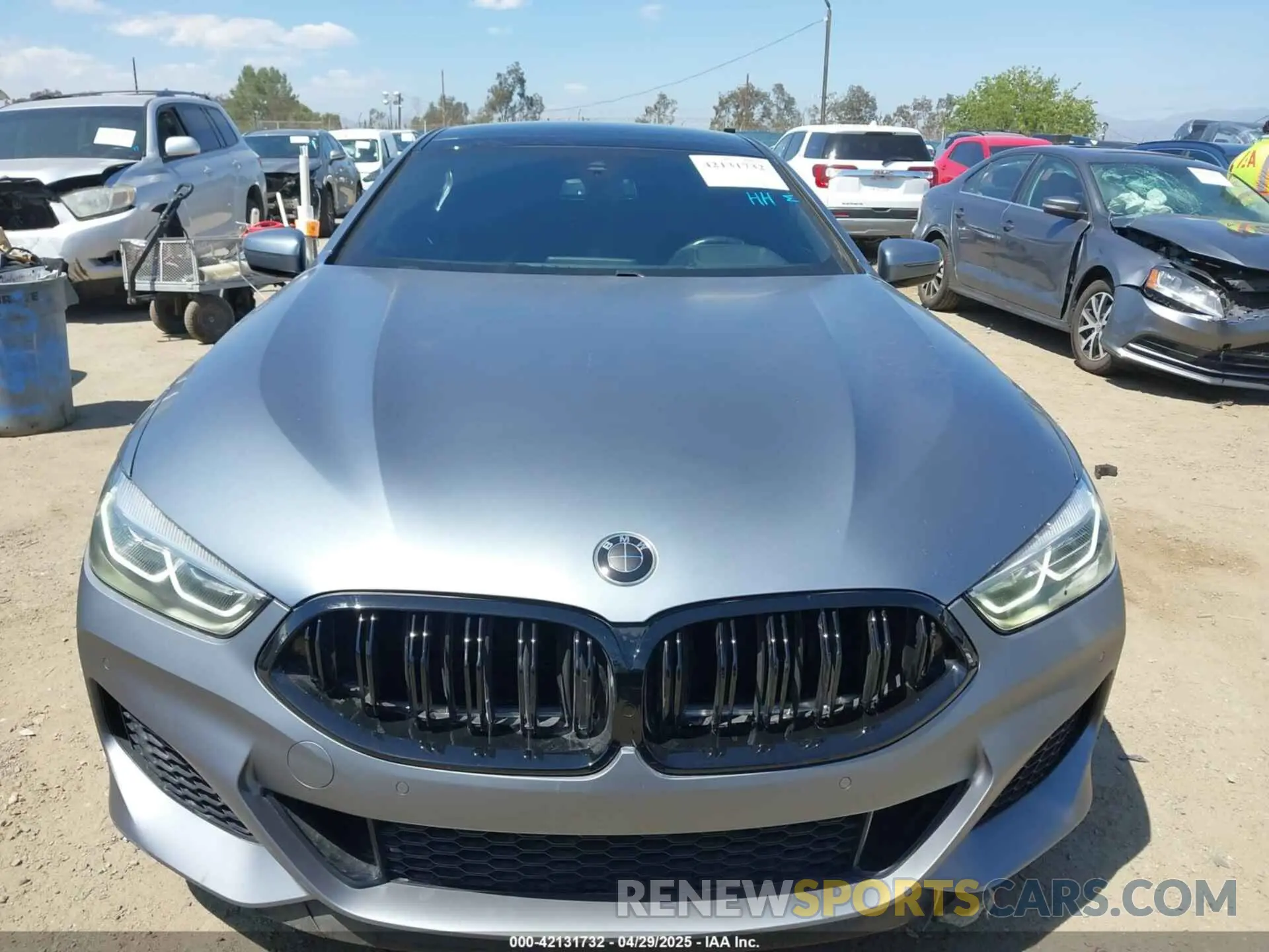 13 Фотография поврежденного автомобиля WBAGV8C02LCD45348 BMW M850I GTAN COUPE 2020