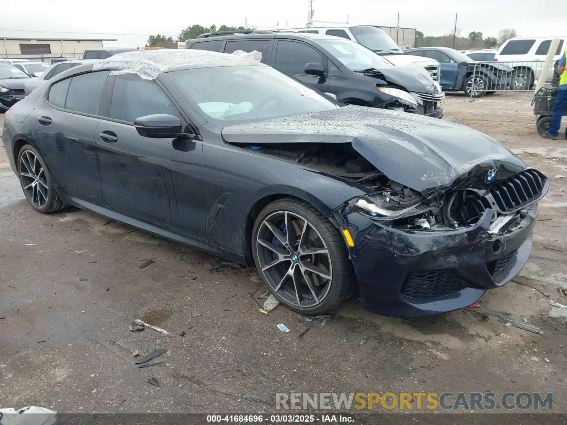 1 Фотография поврежденного автомобиля WBAGV8C03MCG68700 BMW M850I GTAN COUPE 2021