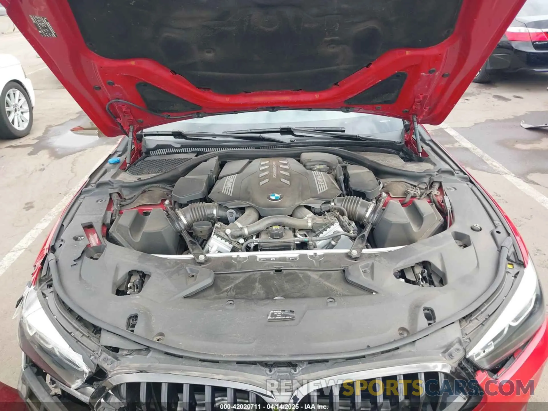 10 Фотография поврежденного автомобиля WBAGV8C04NCH90015 BMW M850I GTAN COUPE 2022