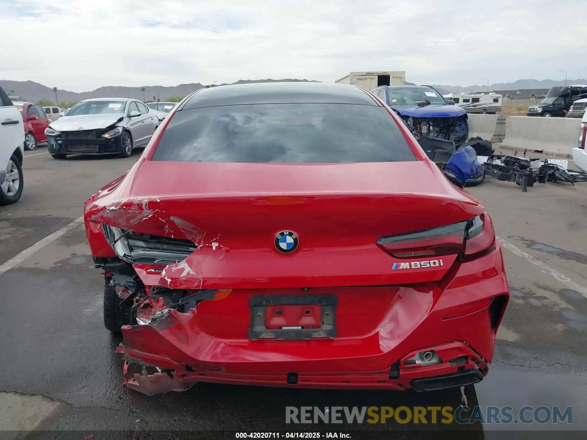 16 Фотография поврежденного автомобиля WBAGV8C04NCH90015 BMW M850I GTAN COUPE 2022
