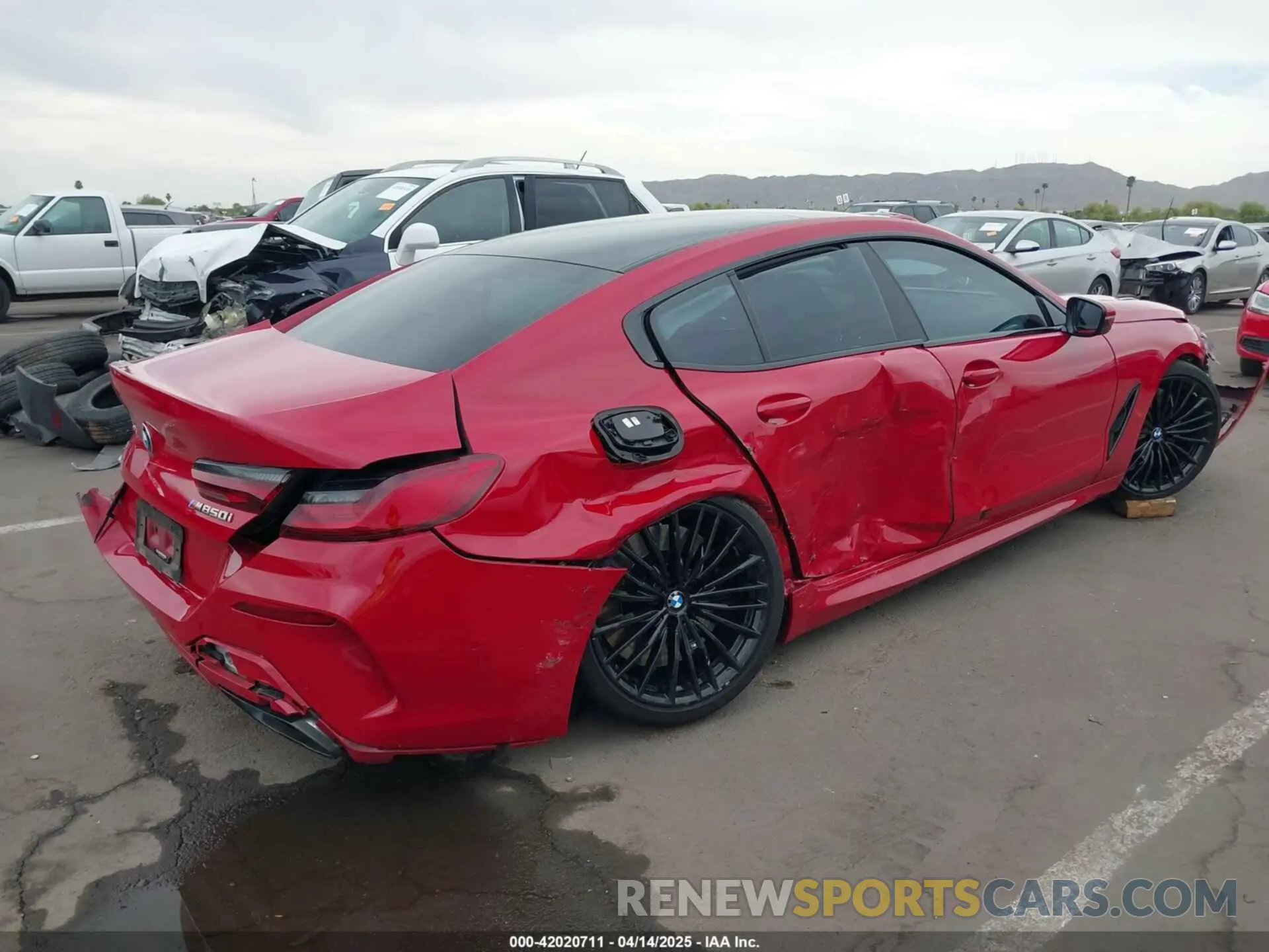 4 Фотография поврежденного автомобиля WBAGV8C04NCH90015 BMW M850I GTAN COUPE 2022