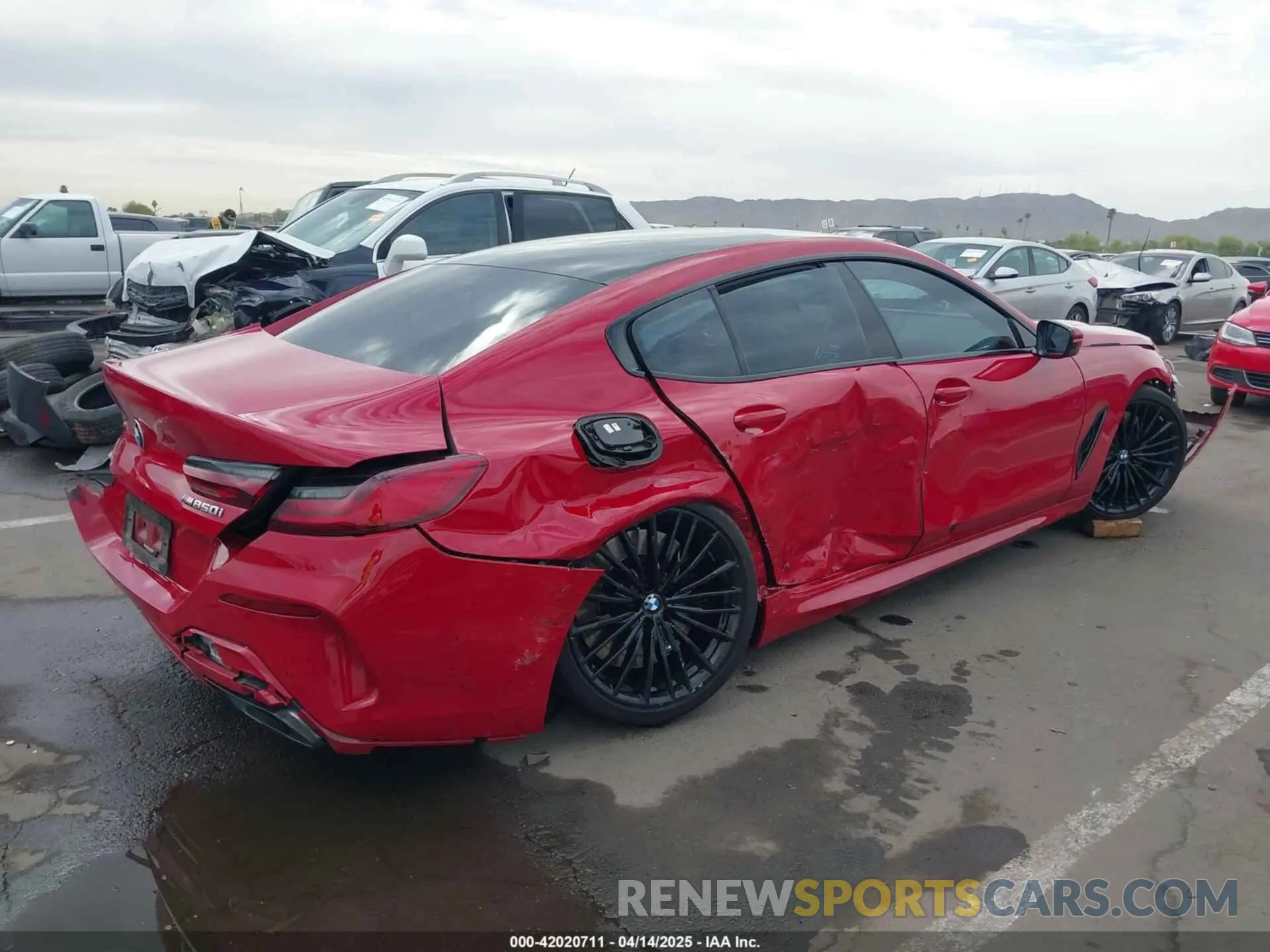 6 Фотография поврежденного автомобиля WBAGV8C04NCH90015 BMW M850I GTAN COUPE 2022