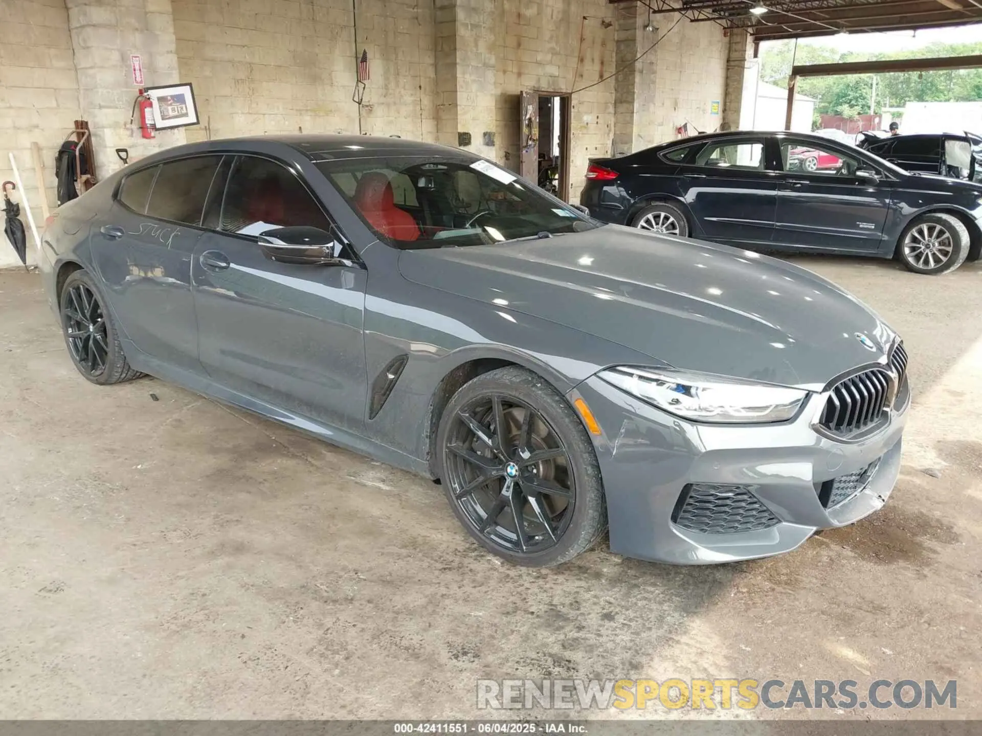 1 Photograph of a damaged car WBAGV8C0XNCH43670 BMW M850I GTAN COUPE 2022