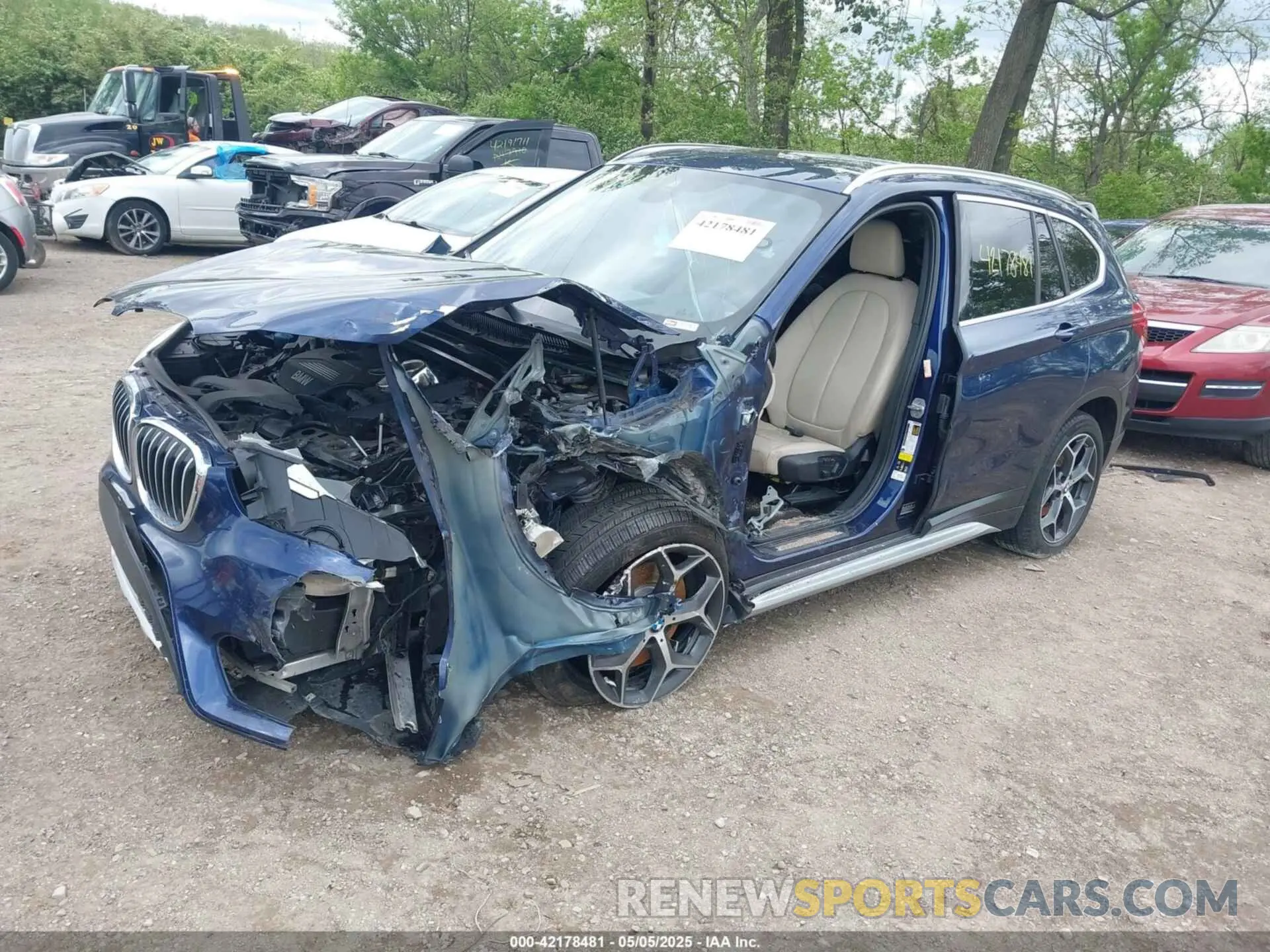 2 Photograph of a damaged car WBXHT3C53K3H35405 BMW X1 2019