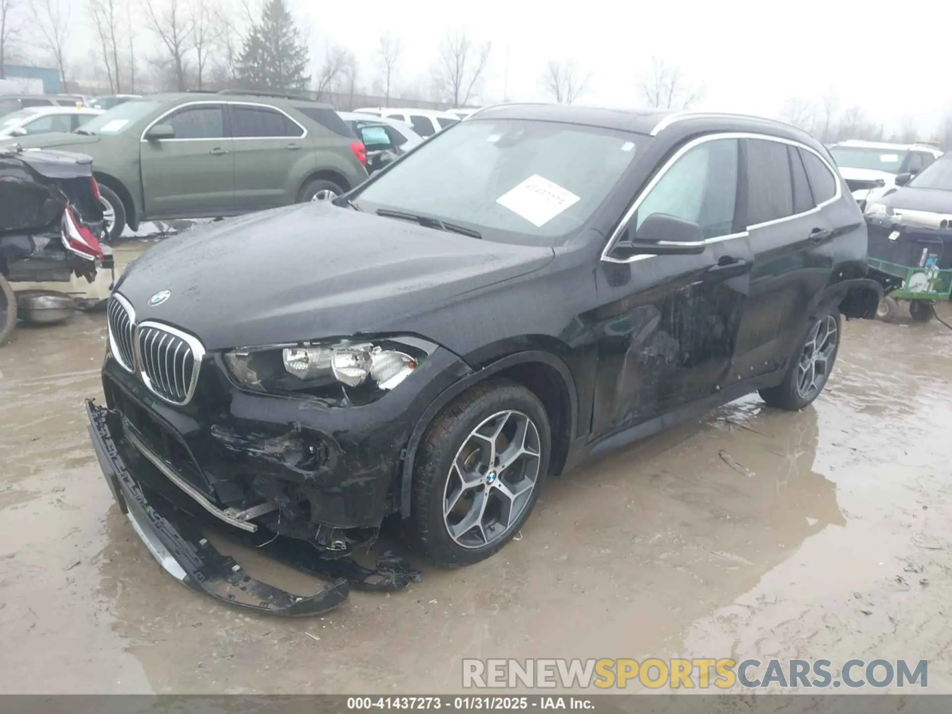 2 Photograph of a damaged car WBXHT3C53K5L36477 BMW X1 2019