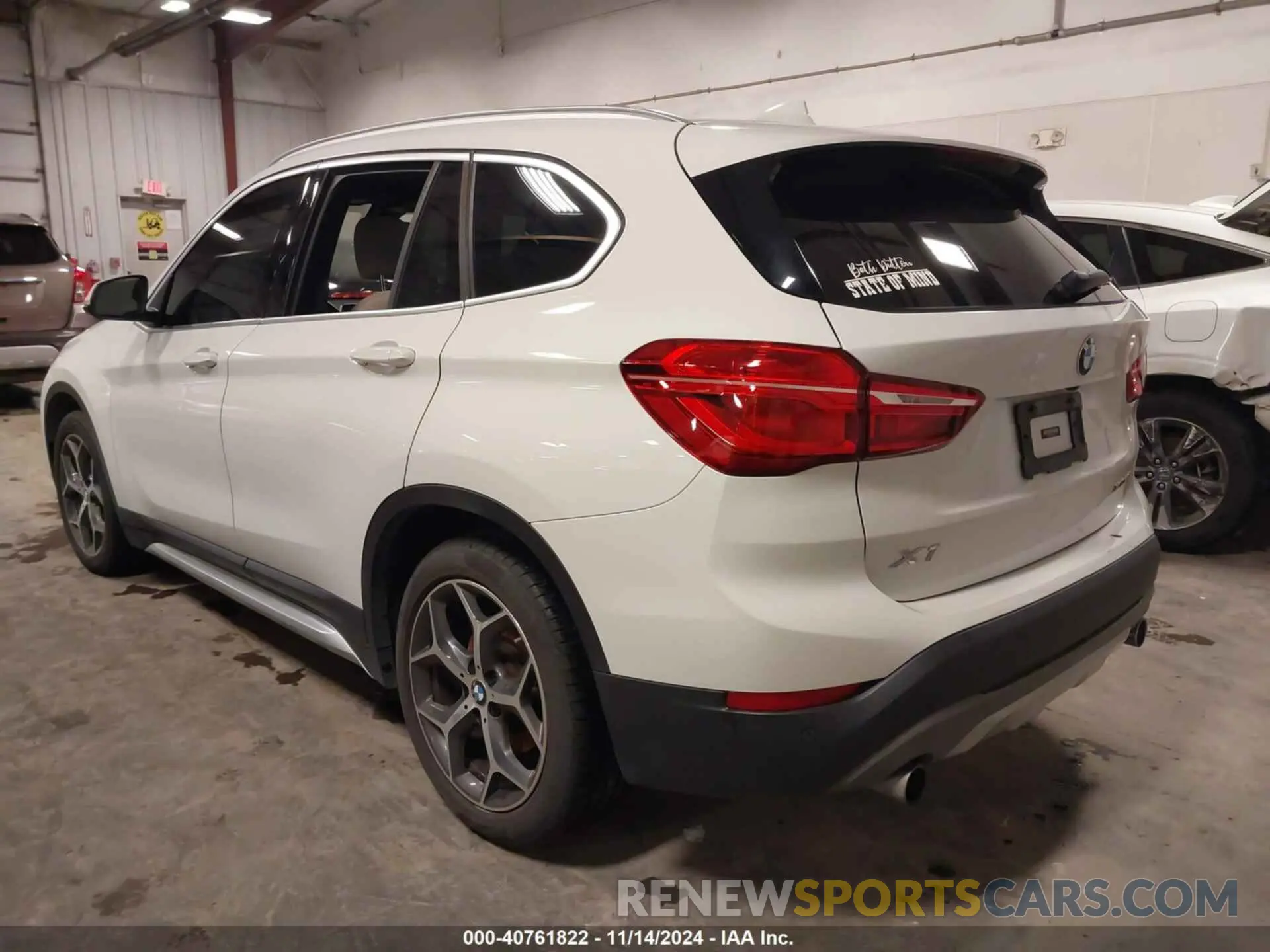 3 Photograph of a damaged car WBXHT3C57K3H34922 BMW X1 2019