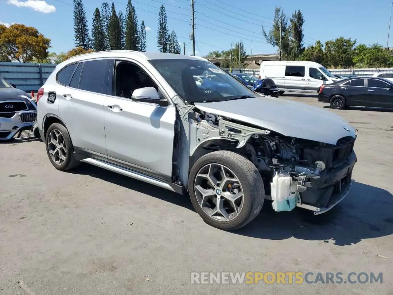 4 Photograph of a damaged car WBXHU7C50K3H44244 BMW X1 2019
