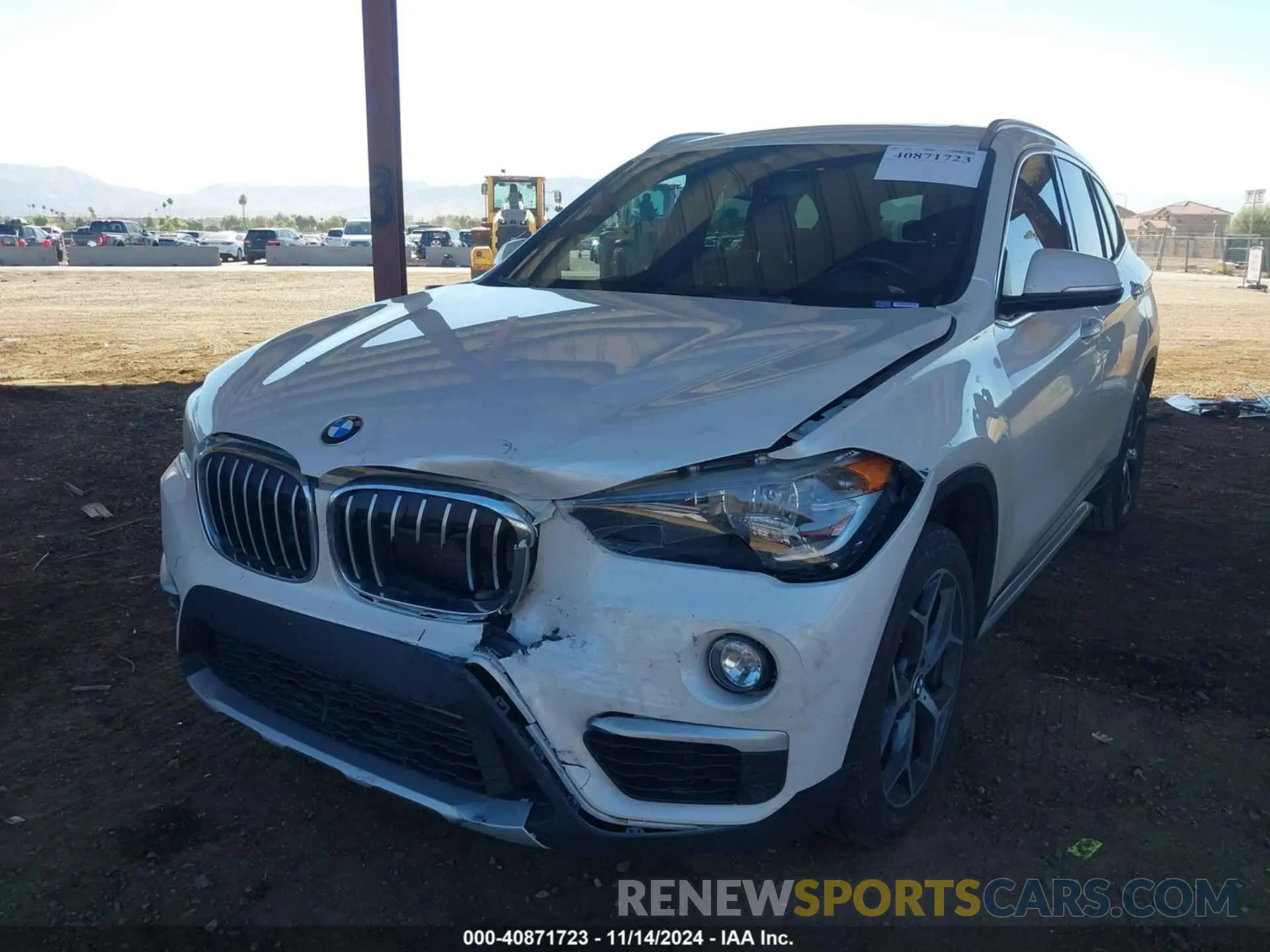 6 Photograph of a damaged car WBXHU7C51K5N37606 BMW X1 2019
