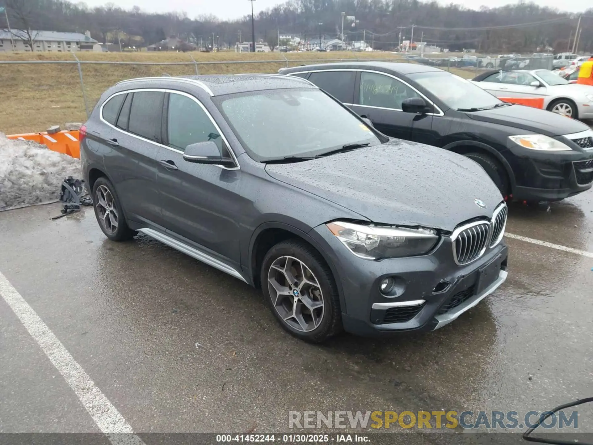 1 Photograph of a damaged car WBXHU7C52K5L12160 BMW X1 2019