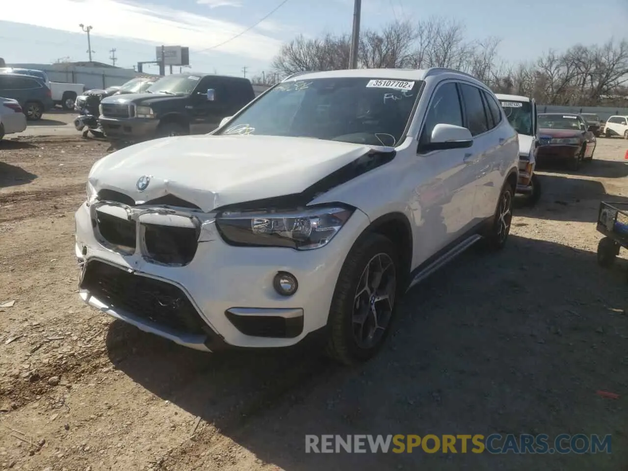 2 Photograph of a damaged car WBXHU7C53K3H46506 BMW X1 2019