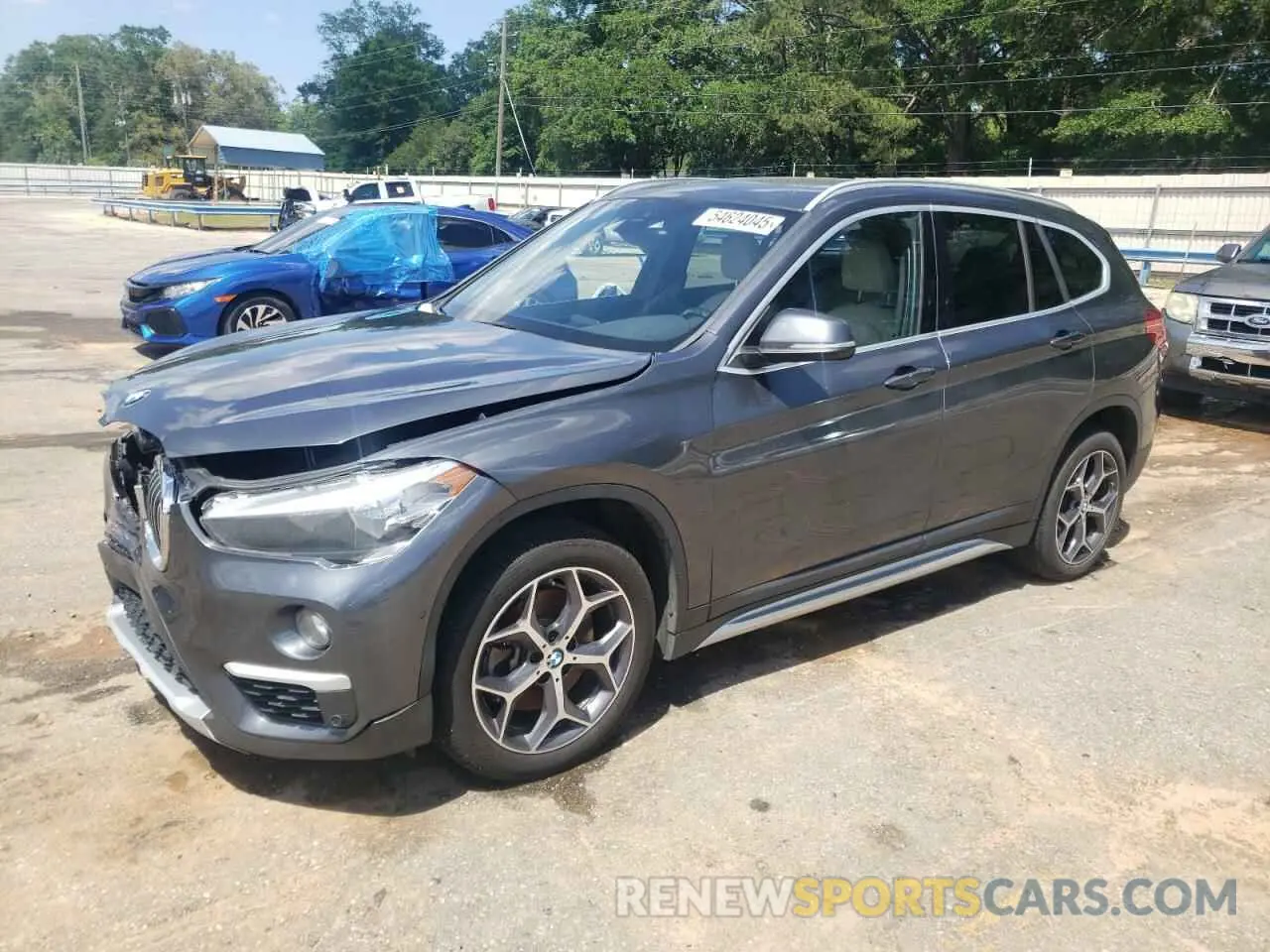 1 Photograph of a damaged car WBXHU7C54K3H46420 BMW X1 2019