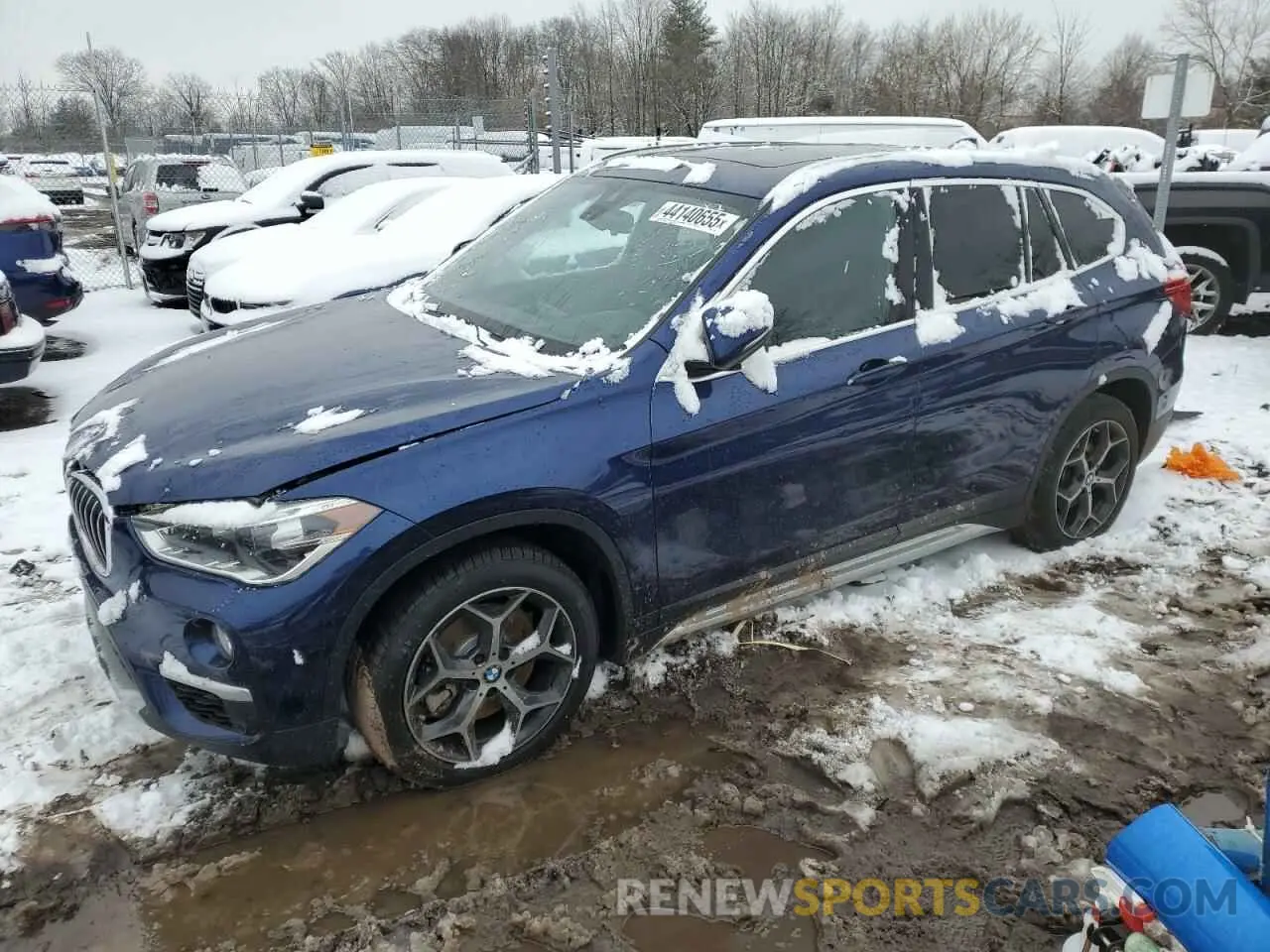 1 Photograph of a damaged car WBXHU7C55K5L11293 BMW X1 2019