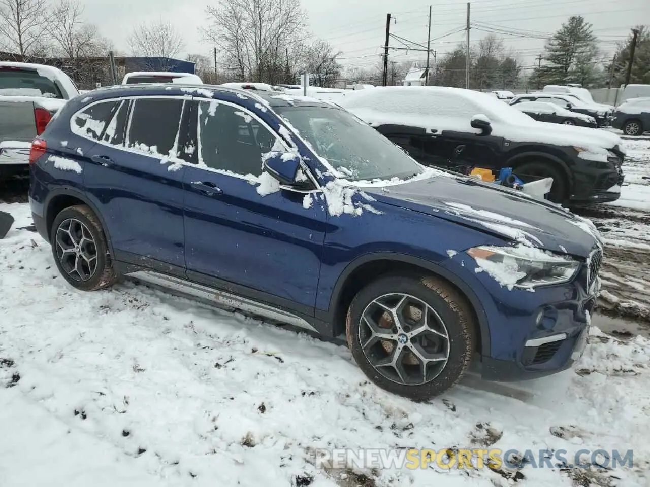 4 Photograph of a damaged car WBXHU7C55K5L11293 BMW X1 2019