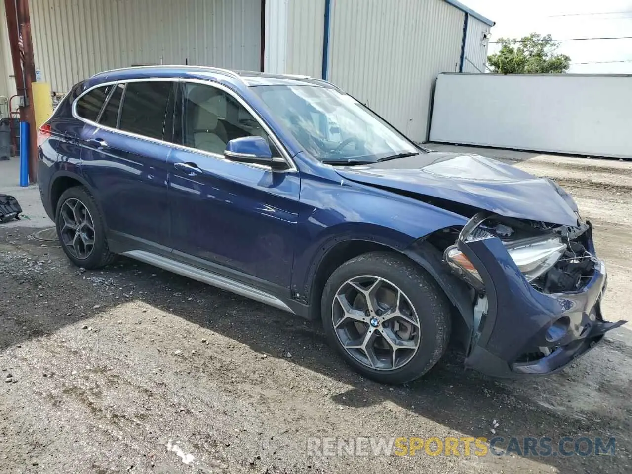 4 Photograph of a damaged car WBXHU7C56K5N33695 BMW X1 2019
