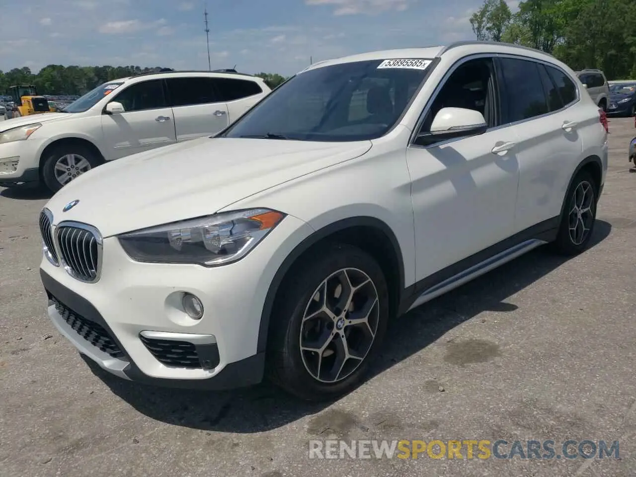 1 Photograph of a damaged car WBXHU7C58K5N43757 BMW X1 2019