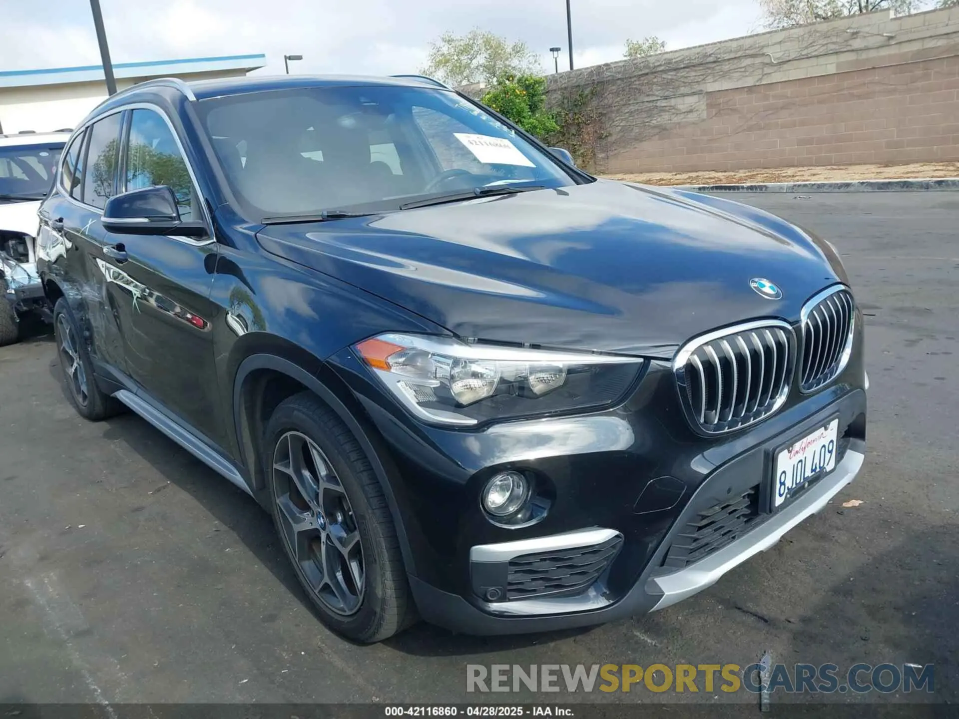 1 Photograph of a damaged car WBXHU7C59K5L12320 BMW X1 2019