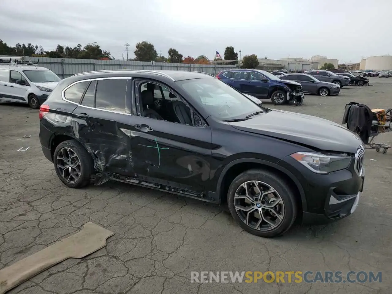 4 Photograph of a damaged car WBXJG7C02L5P30202 BMW X1 2020